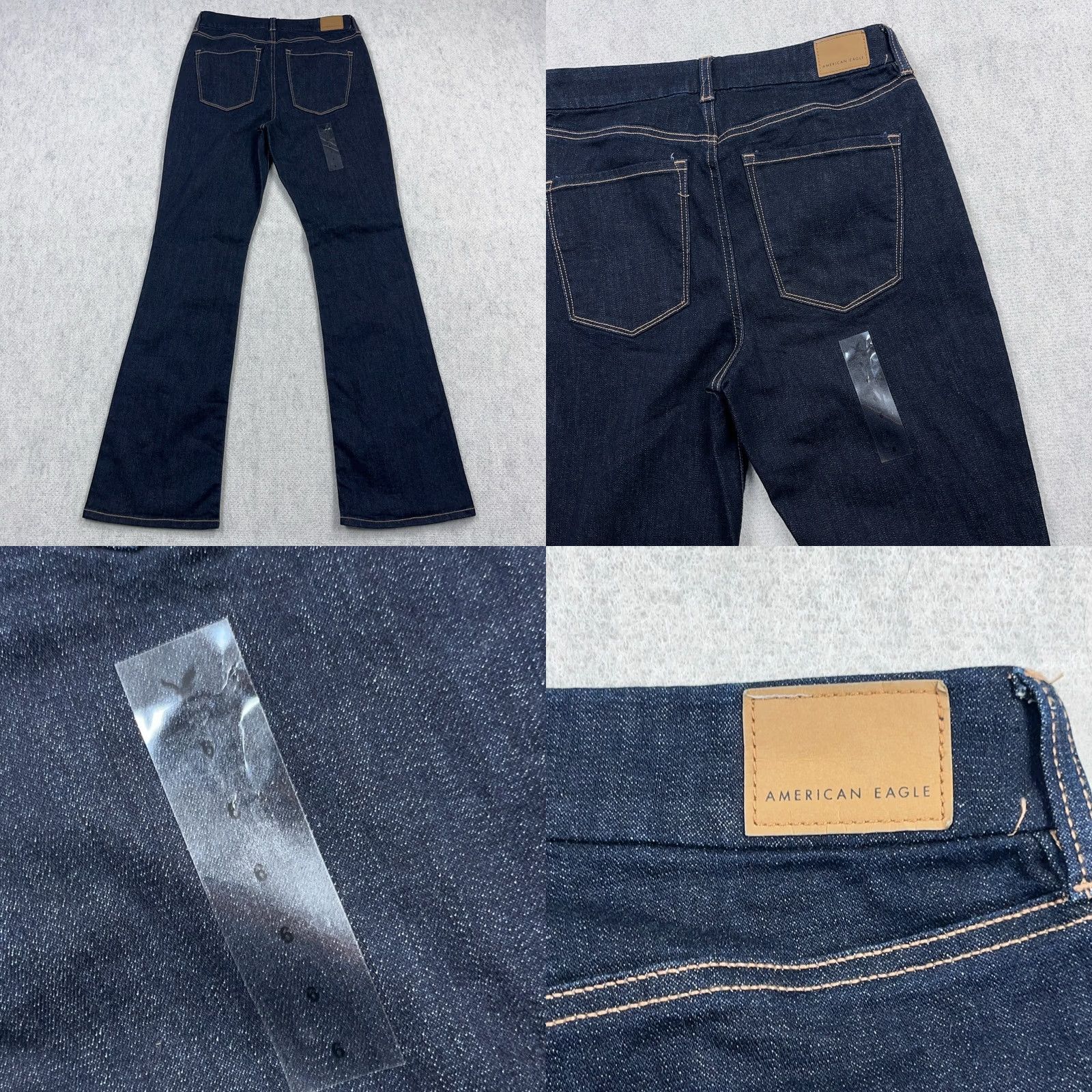 American Eagle Outfitters American Eagle Outfitters Jeans Women 6 Curvy SkinnyKick Boot Cut Dark Wash High Rise Denim 5-Pocket Stretch Bootcut Jeans Womens 90s Bohemian Size 28" / US 6 / IT 42 - 9 Thumbnail