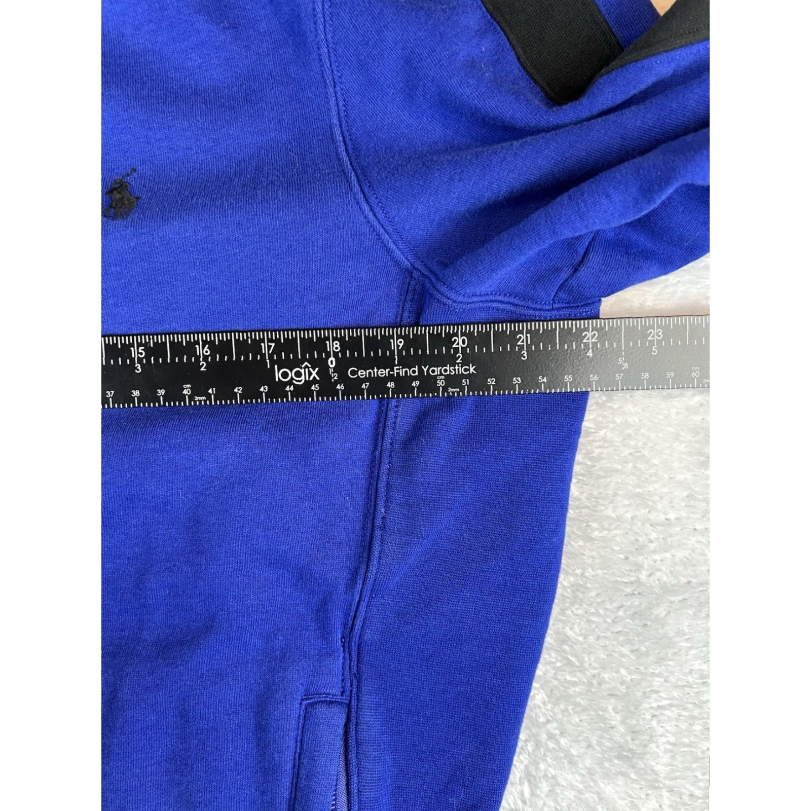 Ralph Lauren VTG Polo Ralph Lauren Track Jacket Mens M Blue Black Trim Full Zip Bomber Jacket Striped Logo Full Zip Ralph Lauren Polo Track Warm-Up Vintage 90s? Size US M / EU 48-50 / 2 - 5 Thumbnail