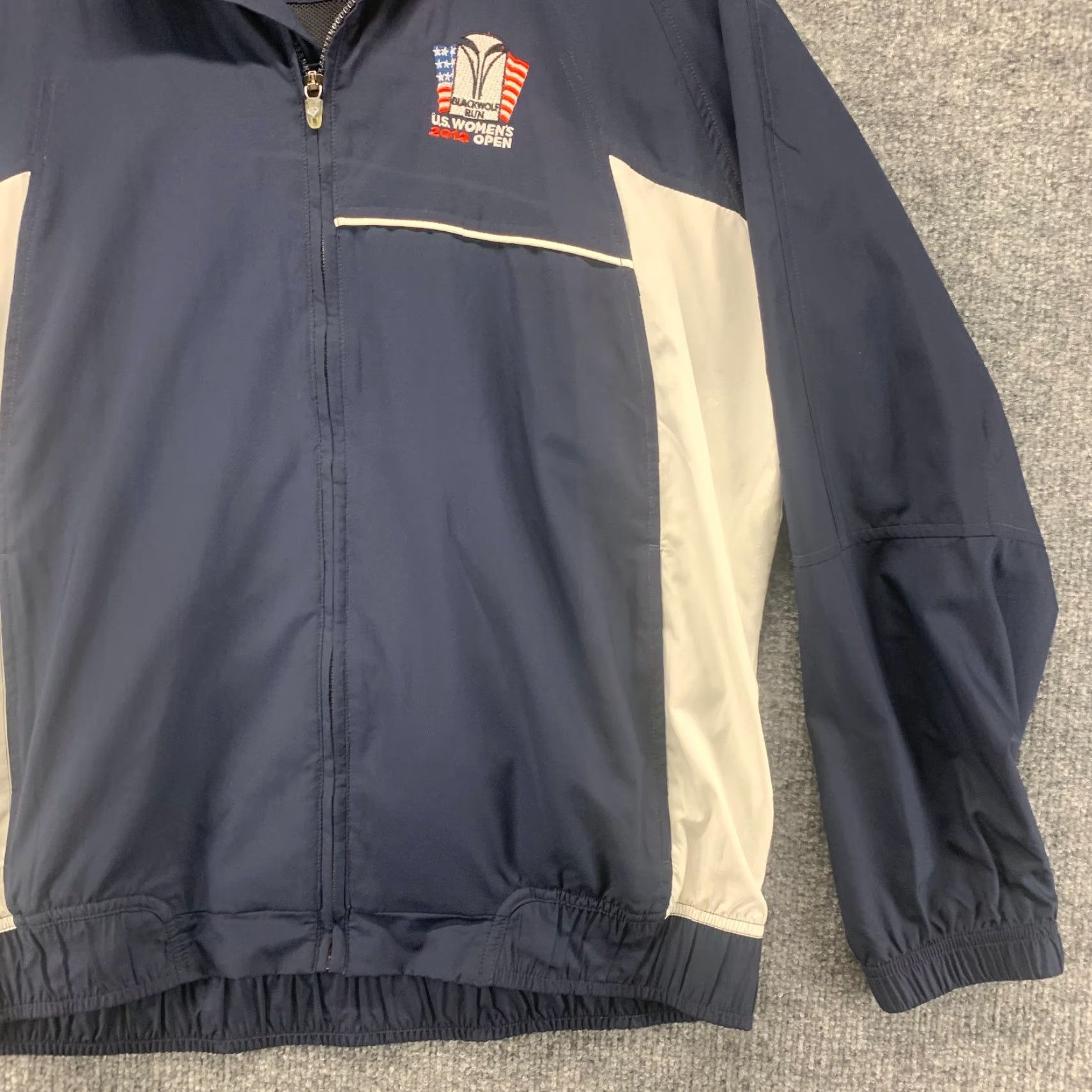 Vintage Kate Lord Jacket Womens XL Blue Windbreaker US 2012 Open Active Full Zip Lined Polyester Size XL / US 12-14 / IT 48-50 - 7 Thumbnail