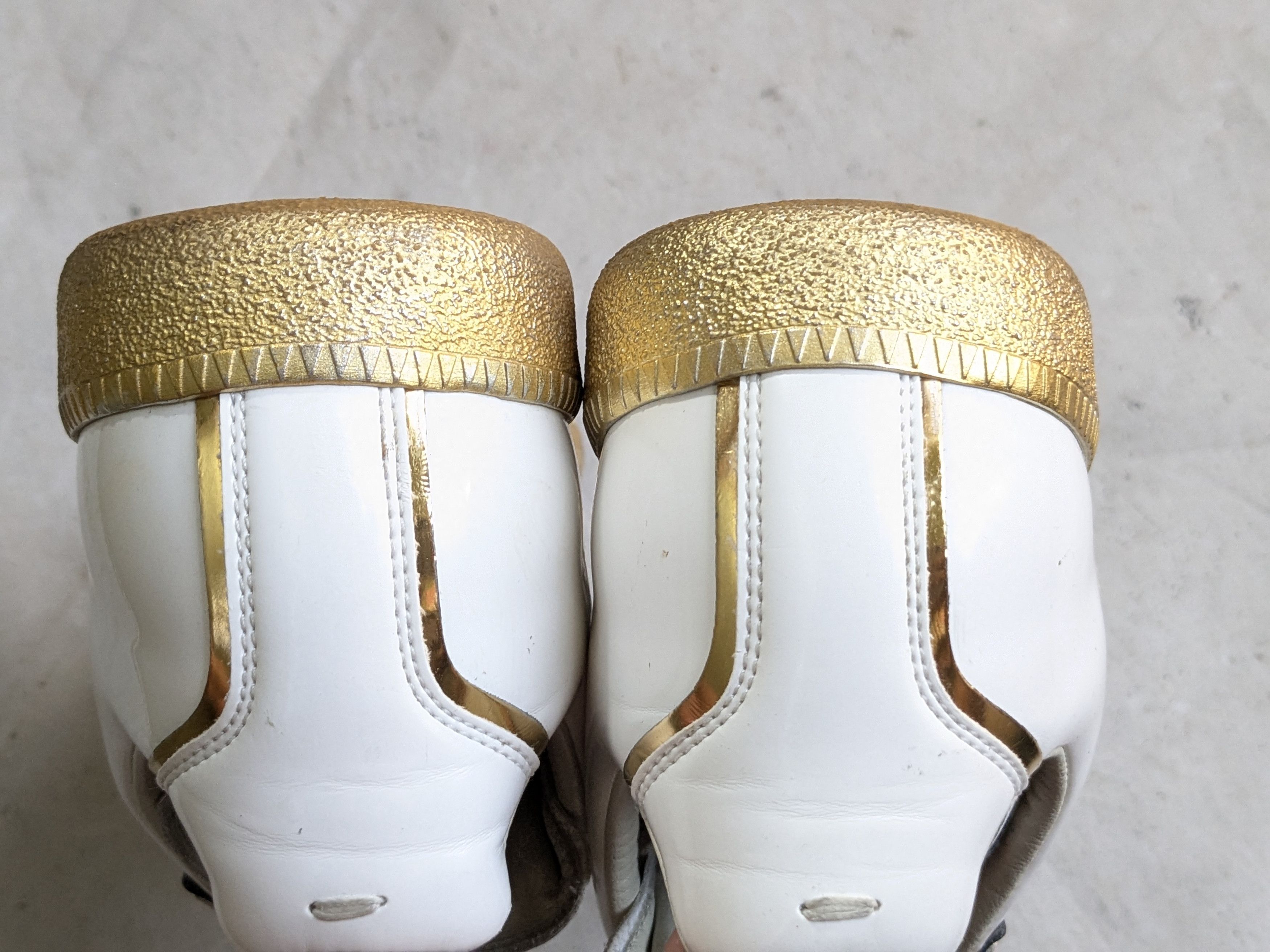 Maison Margiela Maison Margiela GAT Replica White Gold Patent Leather 8 41 Size US 8 / EU 41 - 15 Thumbnail