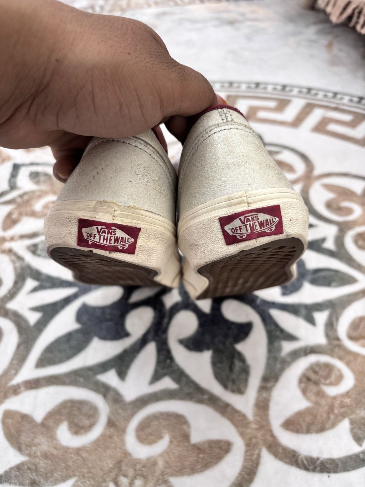 Vans Vans Oldskool Leather White 40Eur Size US 7.5 / EU 40-41 - 5 Thumbnail