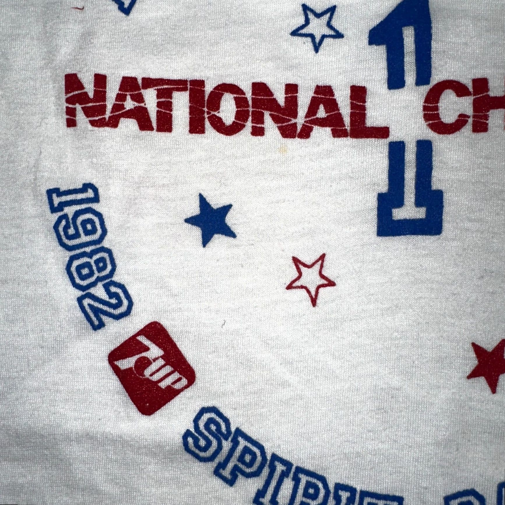 Vintage VINTAGE Champion McNary High School Oregon VTG T Shirt 7UP Soda Screen Stars Ringer 80s Size US L / EU 52-54 / 3 - 3 Thumbnail