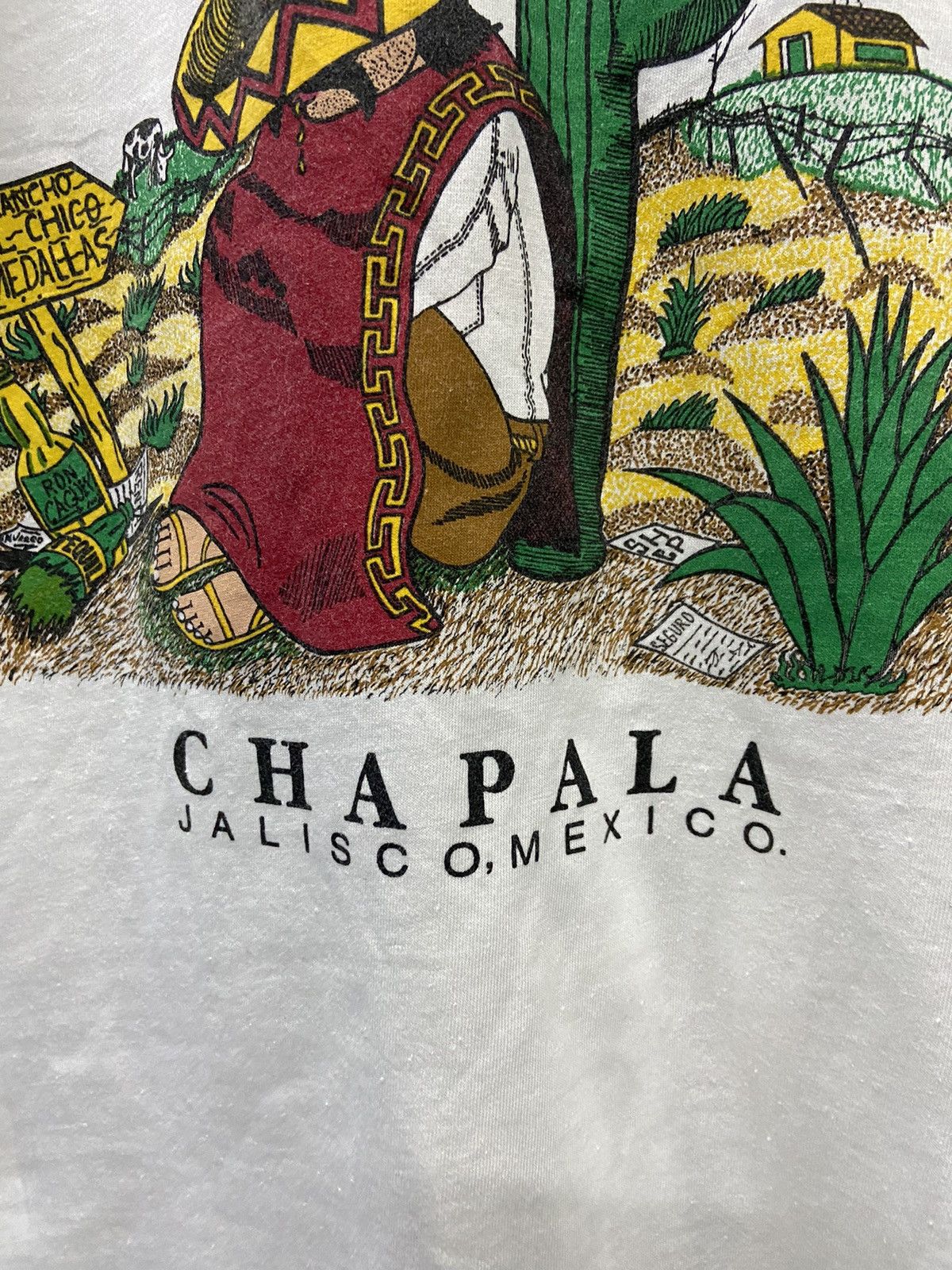 Vintage VINTAGE CHAPALA JALISCO MEXICO TEE SHIRT Size US XL / EU 56 / 4 - 6 Thumbnail