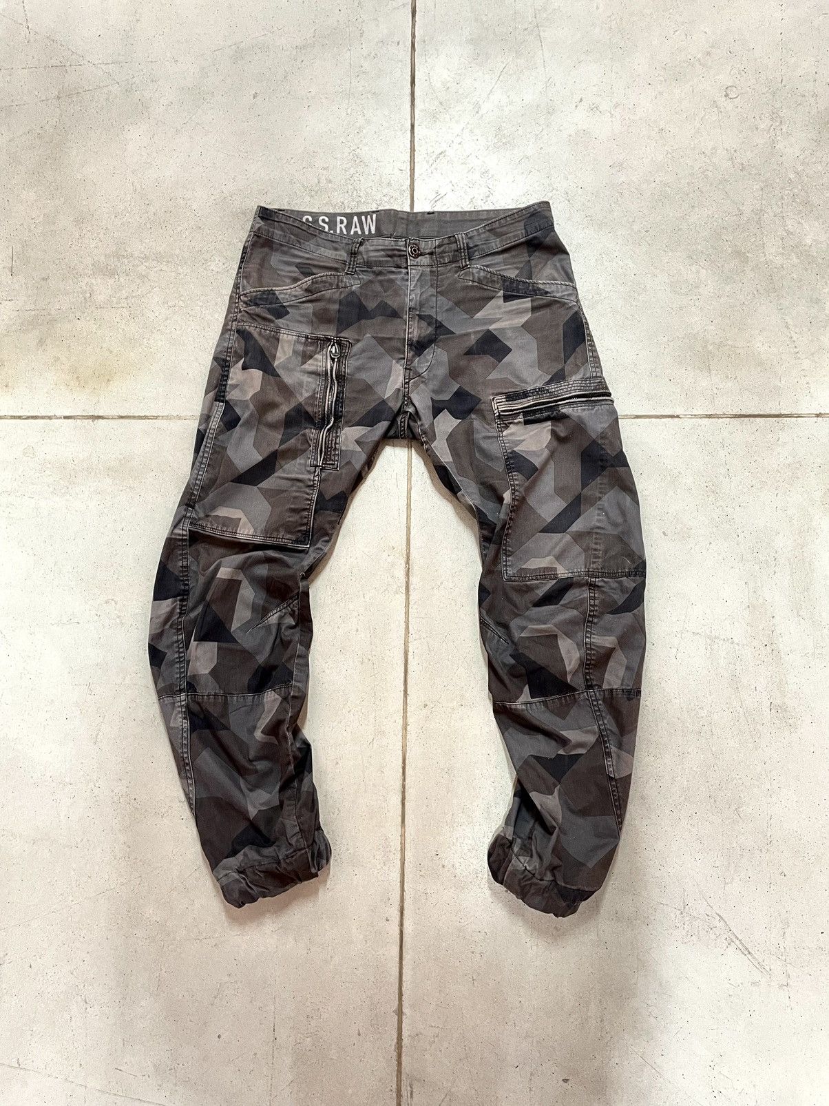 G-Star G-Star Camo Multipocket Knee Tactical Sweatpants Jeans Rare Size US 32 / EU 48 - 3 Thumbnail