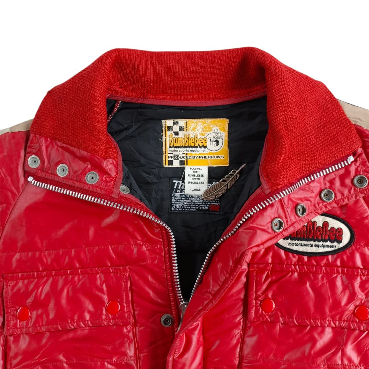 Pherrow's Bumblebee Motorsport Equipment Puffer Jacket Size US L / EU 52-54 / 3 - 5 Thumbnail
