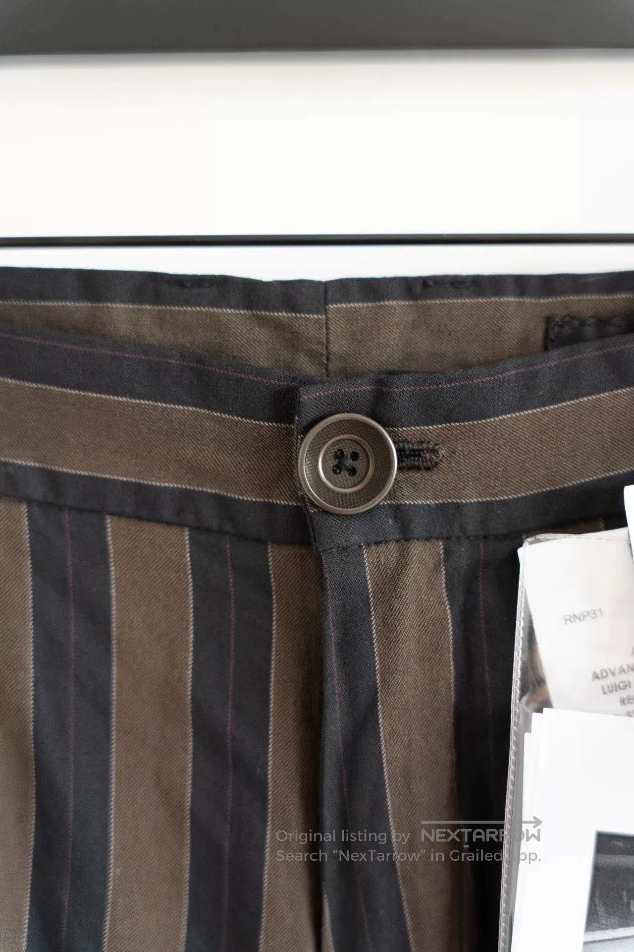 Geoffrey B. Small Geoffrey B. Small Silk Wool Striped Pants. Size US 36 / EU 52 - 3 Thumbnail