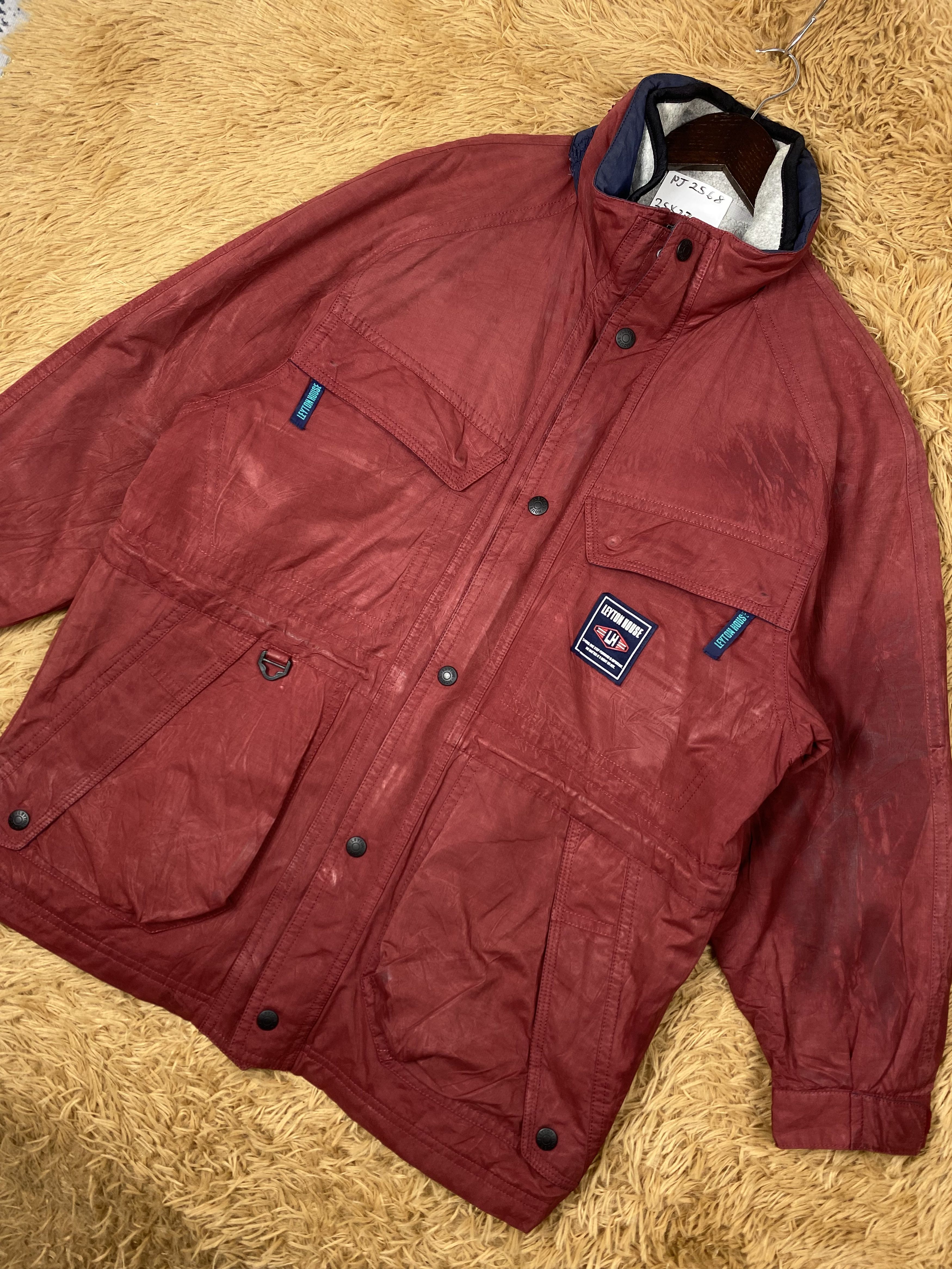 Japanese Brand Vintage Leyton House Quilted Lining Long Jacket PJ2568 Size US L / EU 52-54 / 3 - 2 Thumbnail