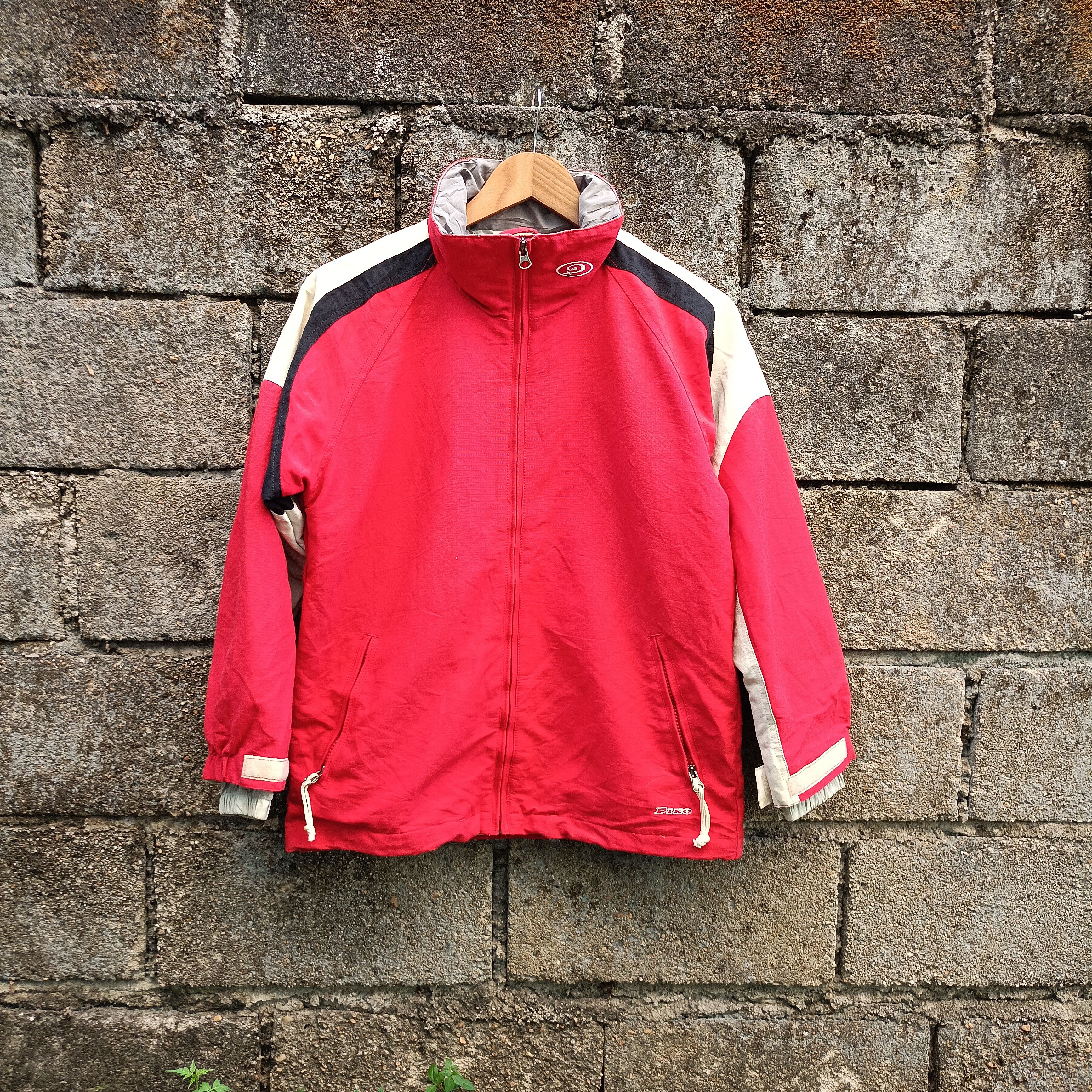 image of Piko Vintage Jacket in Red, Men's (Size Medium)