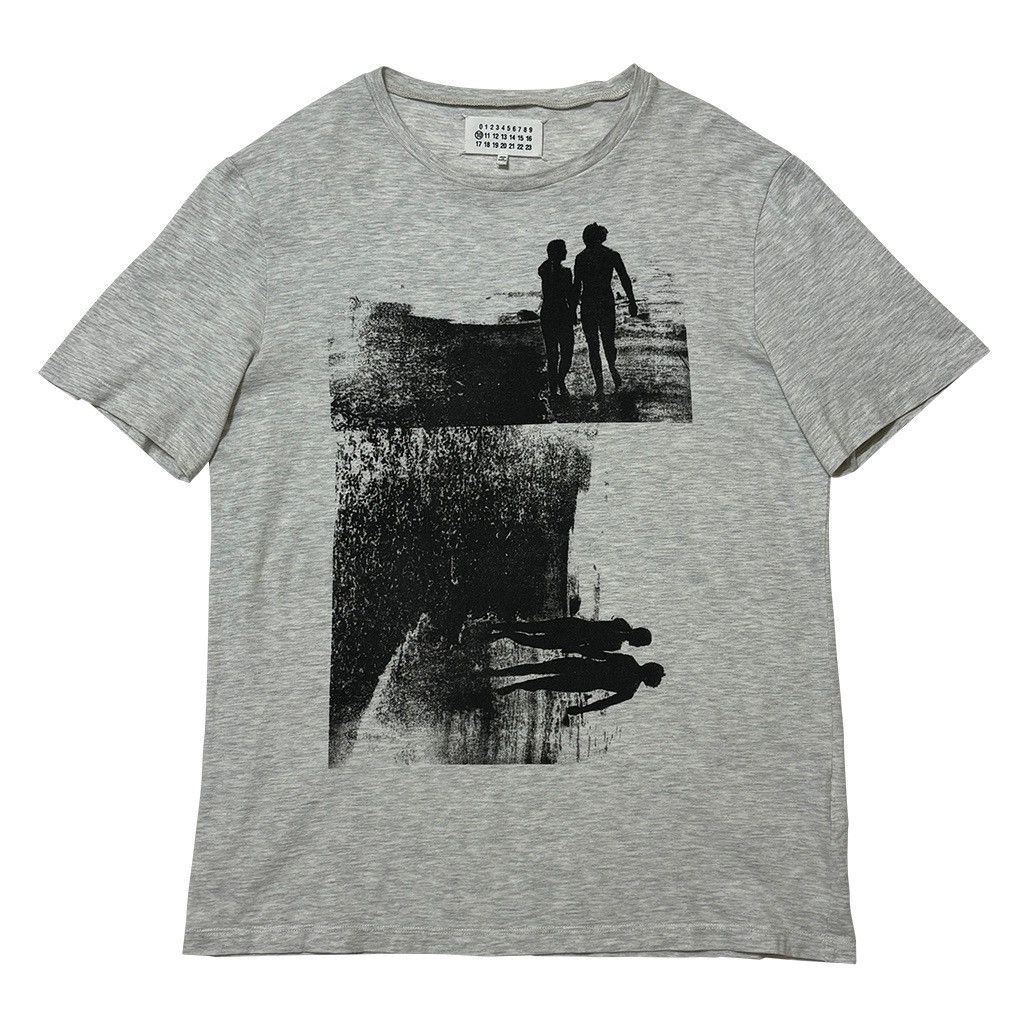 Pre-owned Maison Margiela Lovers Tee In Heaher Gray