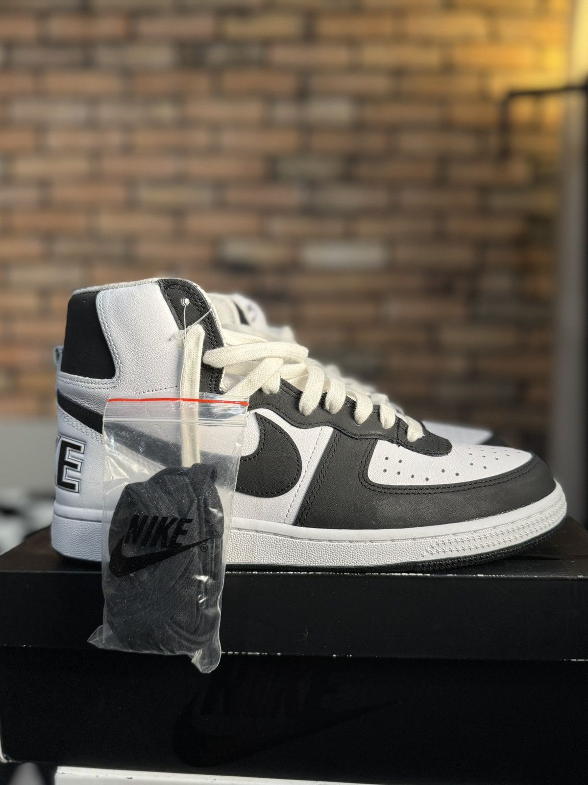 Comme des Garcons Homme Plus × Nike CDG NIKE DOVER STREET MARKET DSM TERMINATOR LEATHER SNEAKERS Size US 9.5 / EU 42-43 - 3 Thumbnail