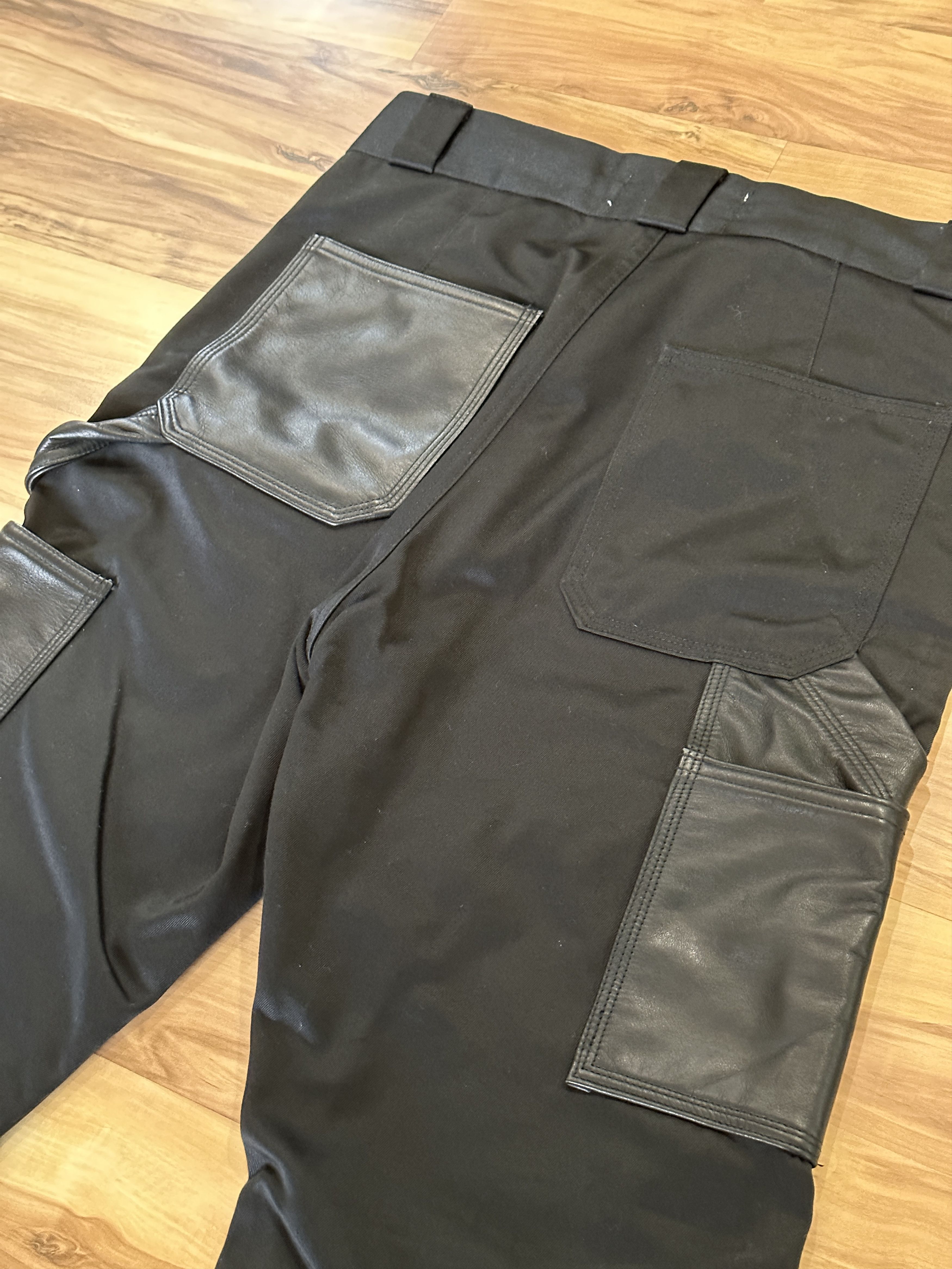 Vuja De Vuja De Adaigo Leather Double Knee Carpenter Pants Size US 28 / EU 44 - 5 Thumbnail