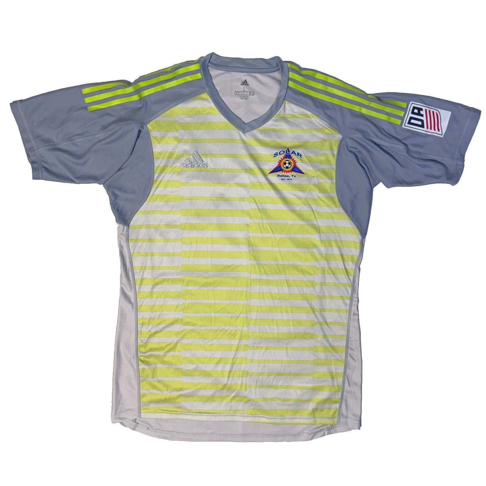 Adidas MLS Solar Adidas Men's Authentic Short Sleeve Gray/Green Soc Size US L / EU 52-54 / 3 - 1 Thumbnail