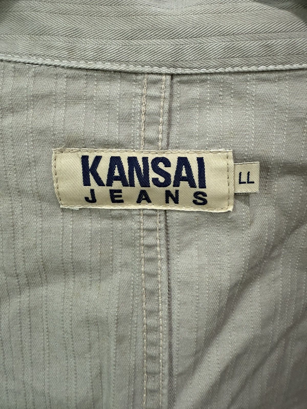 Kansai Yamamoto JAPAN BRAND VINTAGE KANSAI HUNTING JACKET HERRIGBONE Size US L / EU 52-54 / 3 - 10 Thumbnail