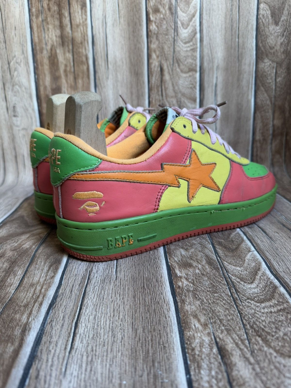 Bape × Nigo 2009 woodland camo bapesta Size US 9 / EU 42 - 16 Thumbnail