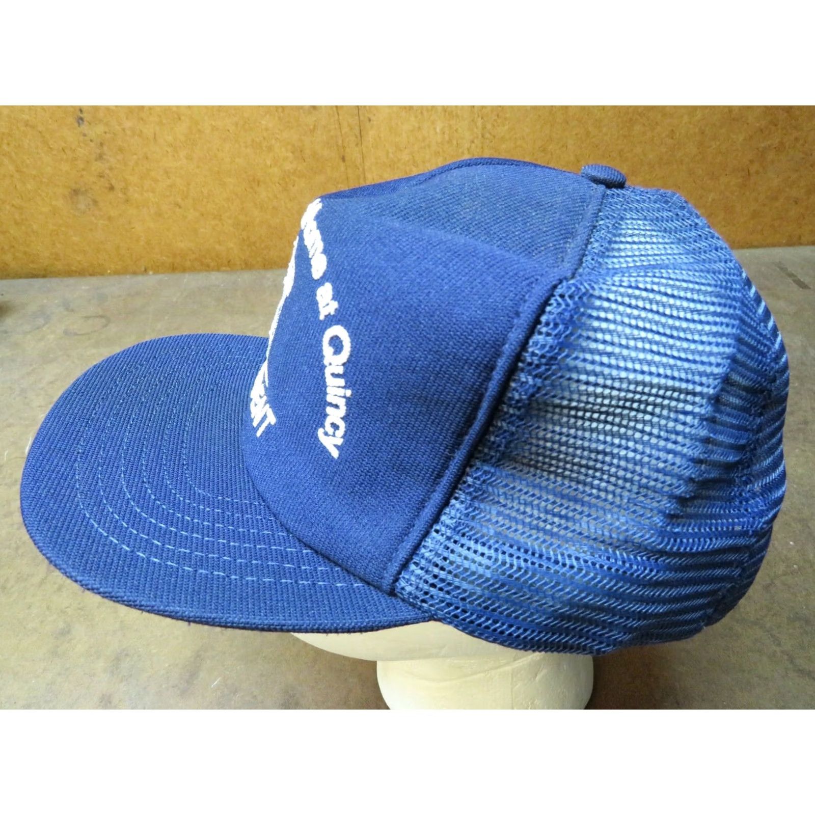Vintage Vintage Illinois Veterans home at Quincy RESIDENT blue snapback hat trucker cap Size ONE SIZE - 2 Thumbnail