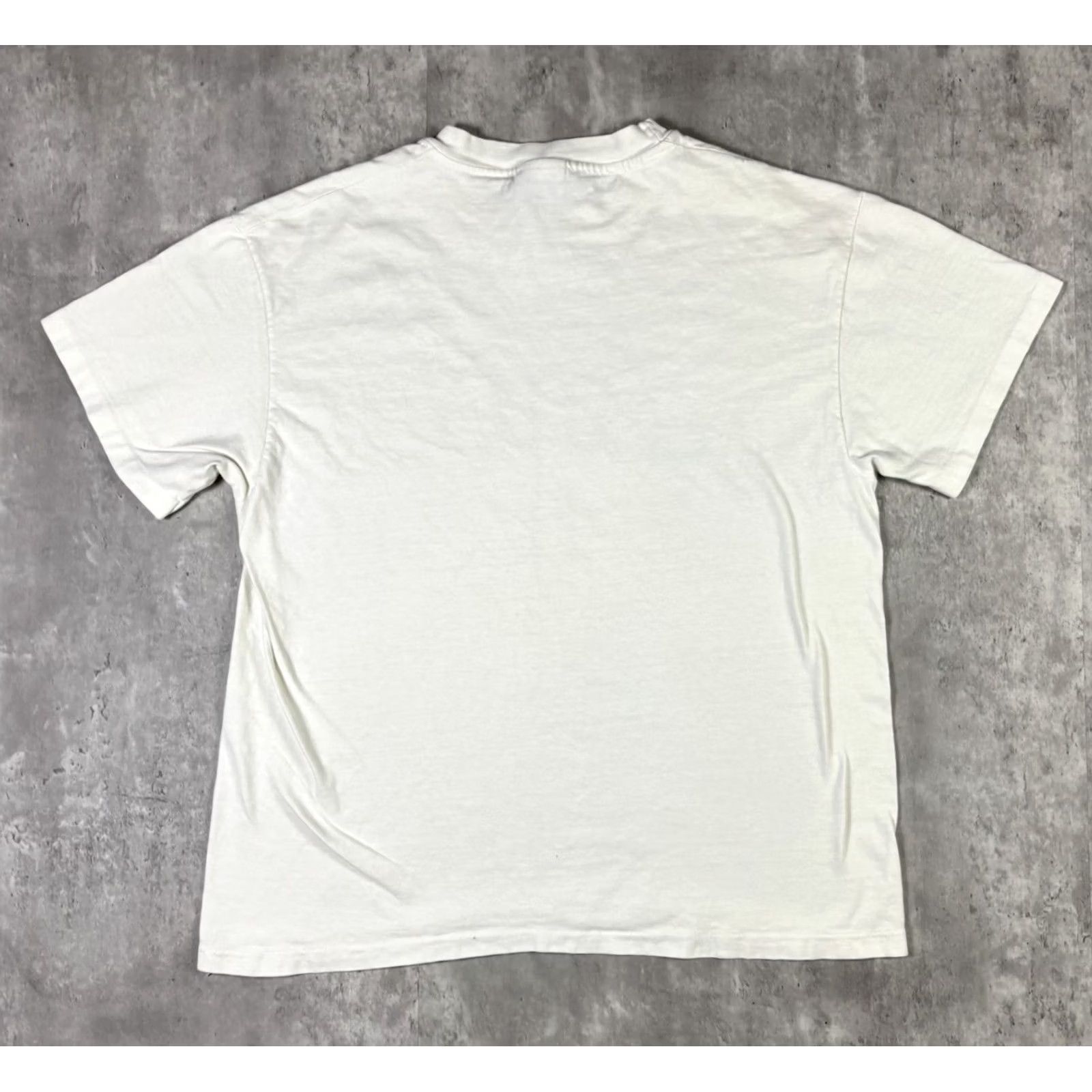 Hanes VINTAGE Hanes T-Shirt White Crew Neck Short Sleeve Peace Graphic Print 90s USA L Mens Size US L / EU 52-54 / 3 - 2 Thumbnail