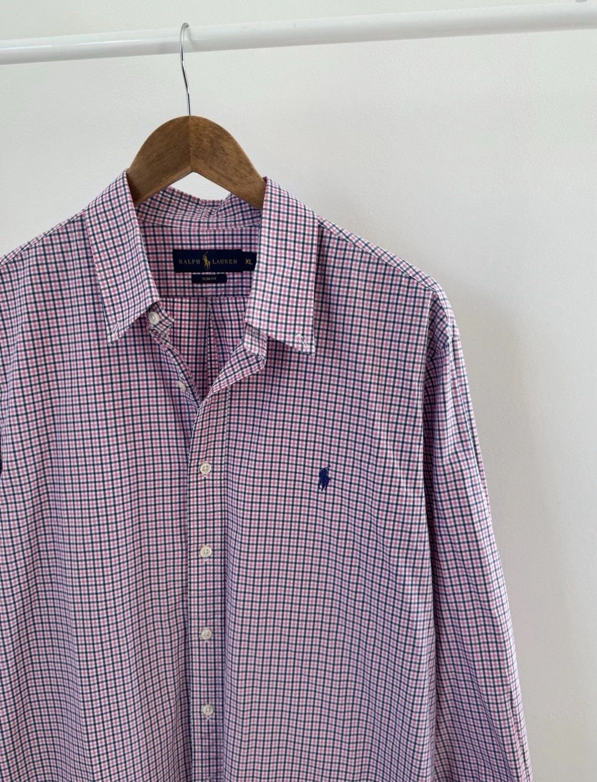Polo Ralph Lauren Ralph Lauren Checked Pink Button Up Shirt Men’s Size xl Size US XL / EU 56 / 4 - 1 Thumbnail