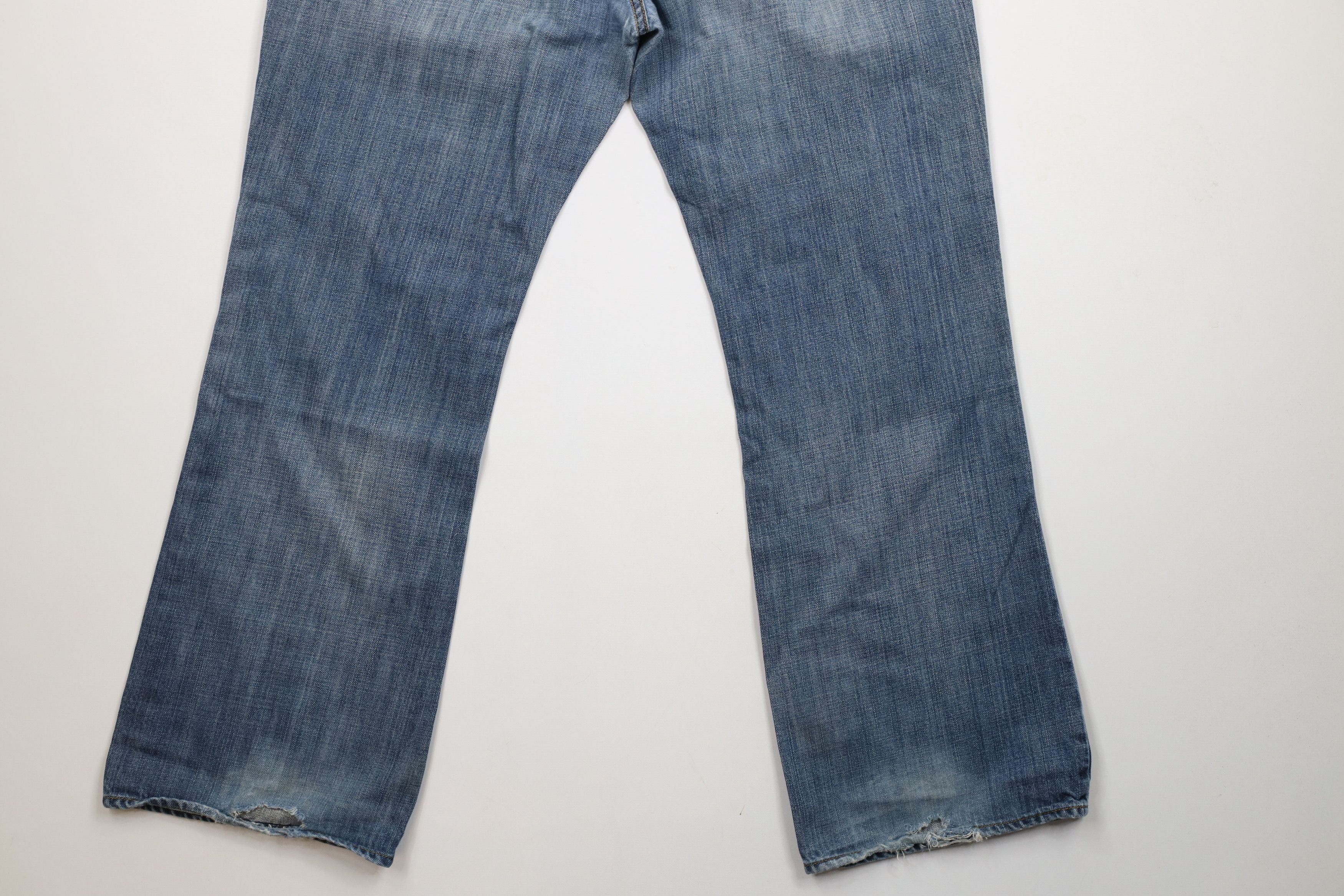 Gap × Vintage Vintage Y2K Gap Wide Leg Boot Fit Denim Jeans Blue Cotton Size US 36 / EU 52 - 13 Thumbnail