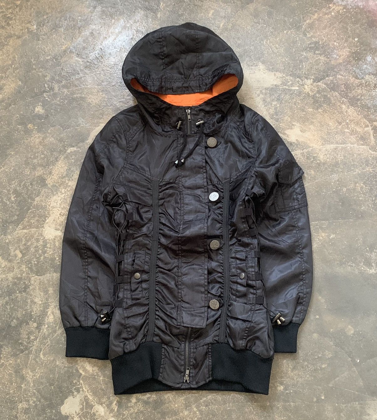 If Six Was Nine Early 2000s Japanese gothic Sky Bomber Bomber Jacket Size US XS / EU 42 / 0 - 8 Thumbnail