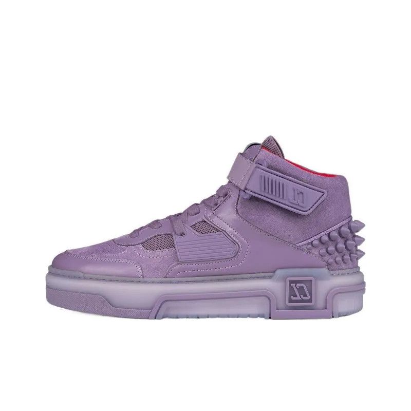 Christian Louboutin oc11z0125 Astroloubi Mid Top Sneaker in Purple Size US 9 / EU 42 - 2 Thumbnail