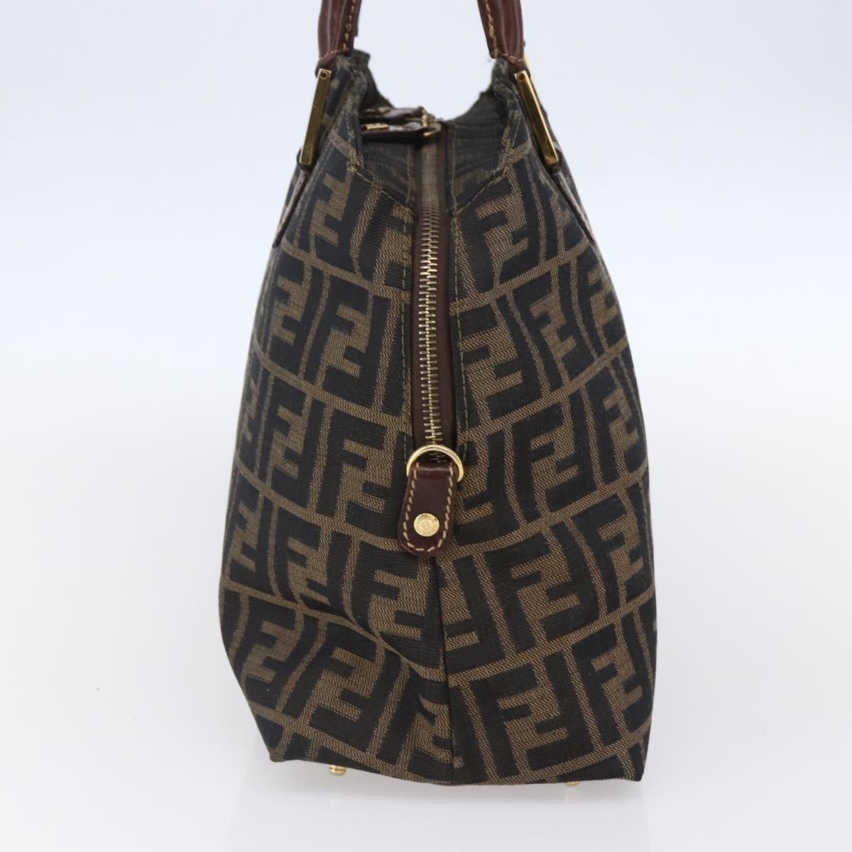 Fendi FENDI Zucca Canvas Mamma Baguette Hand Bag Black Brown Size ONE SIZE - 3 Thumbnail