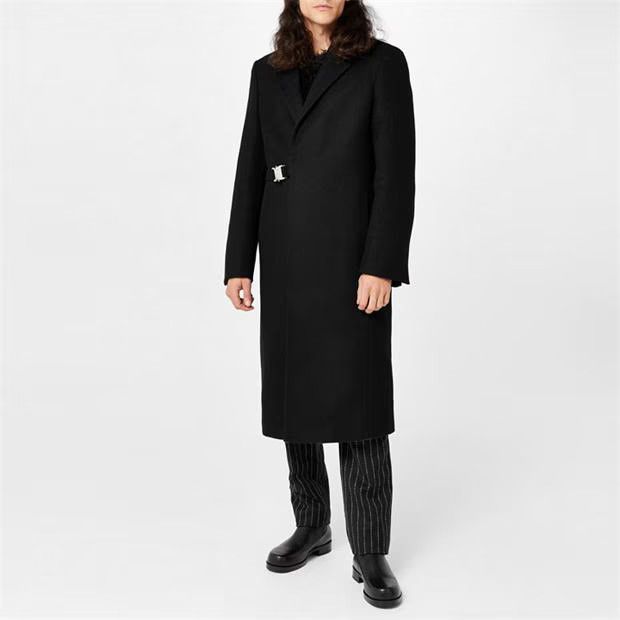 1017 ALYX 9SM o1g2r1mq0824 Buckle Coat in Black Size US L / EU 52-54 / 3 - 3 Thumbnail