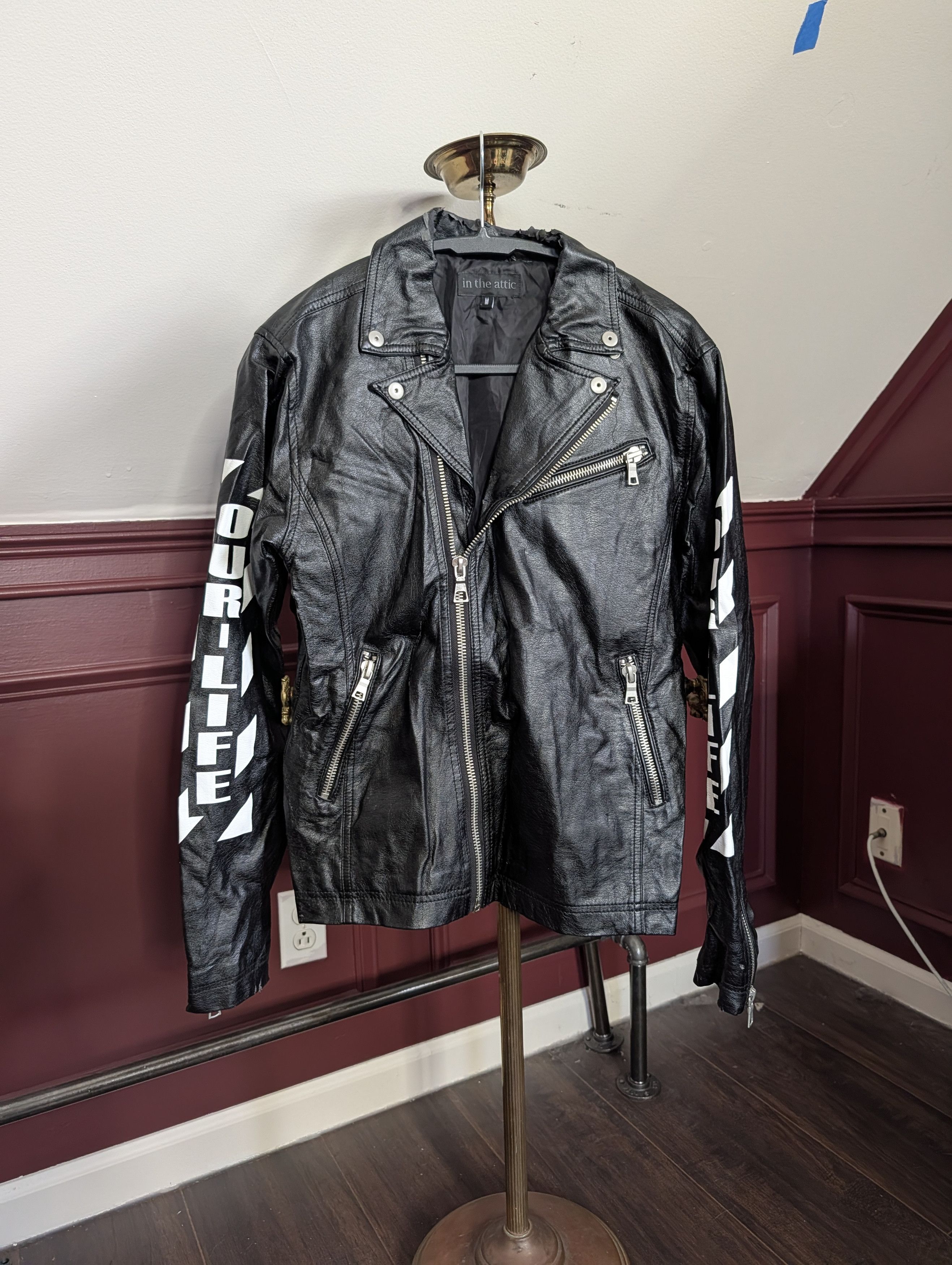 ジャケット・アウター 00s archive in the attic leather jacket Men's In The Attic Outerwear | Grailed