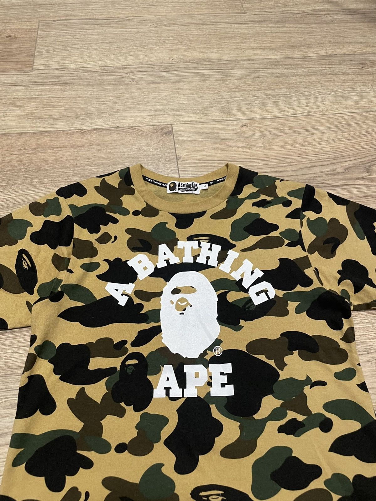 Bape Bape A Bathing Ape 1 St Camo College T-Shirt Size US S / EU 44-46 / 1 - 2 Thumbnail
