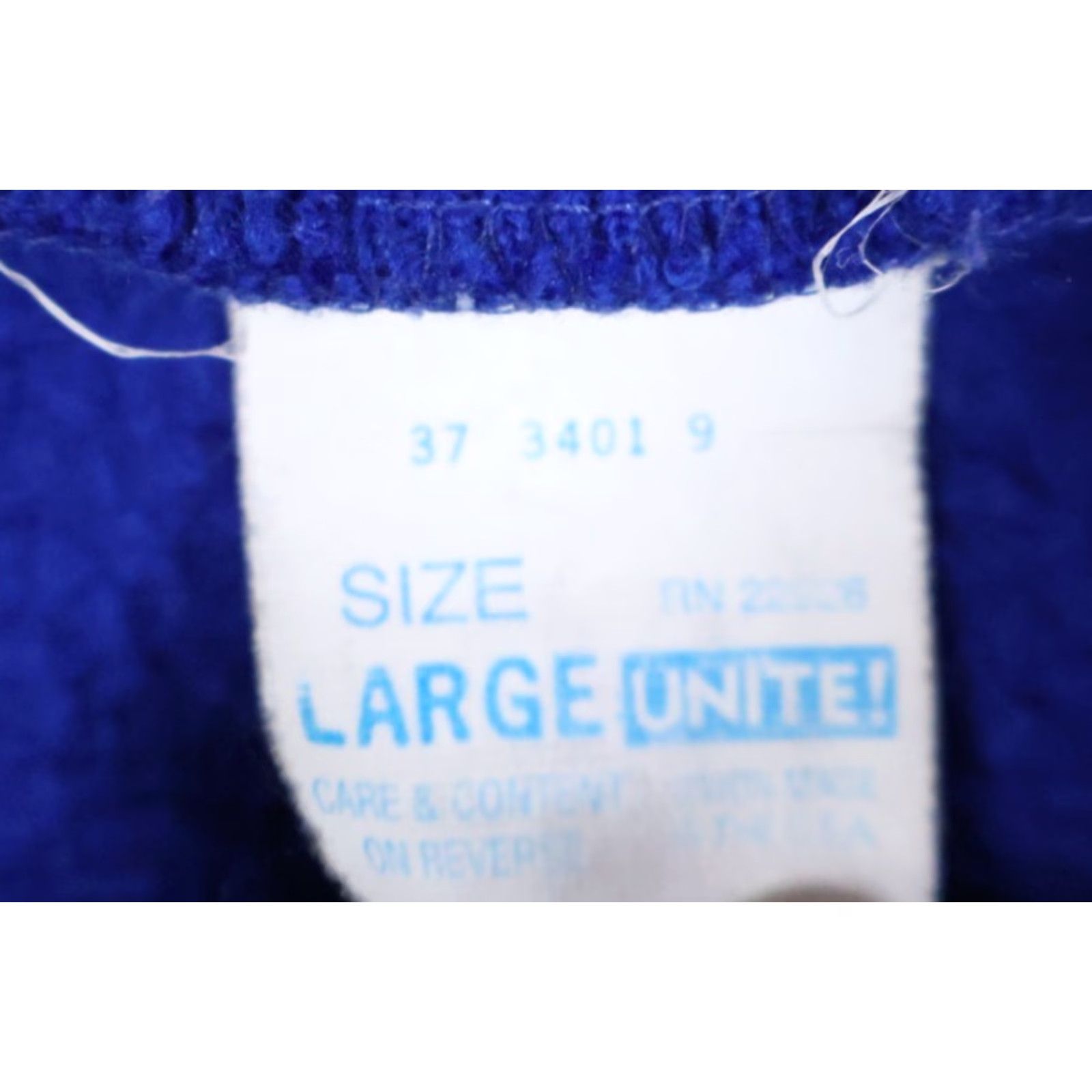 Vintage VINTAGE 80s Dogs Cats Flower Sweatshirt Women's Large Blue Collared Acrylic Grandma VTG Size L / US 10 / IT 46 - 3 Thumbnail