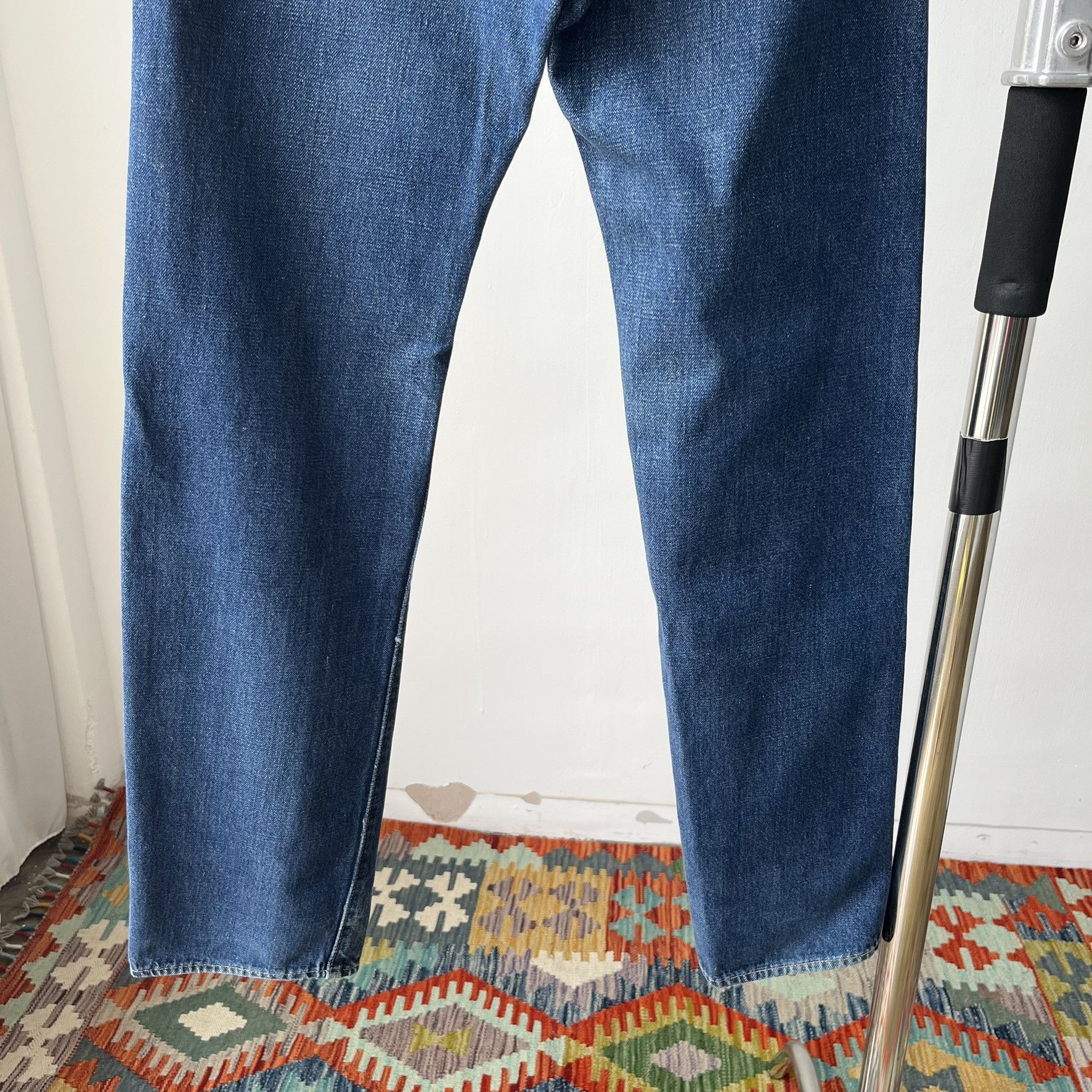 Denime Size 27x32.5 Vintage 90s Denime Big E Redline Jeans S1520 Size US 27 - 10 Thumbnail