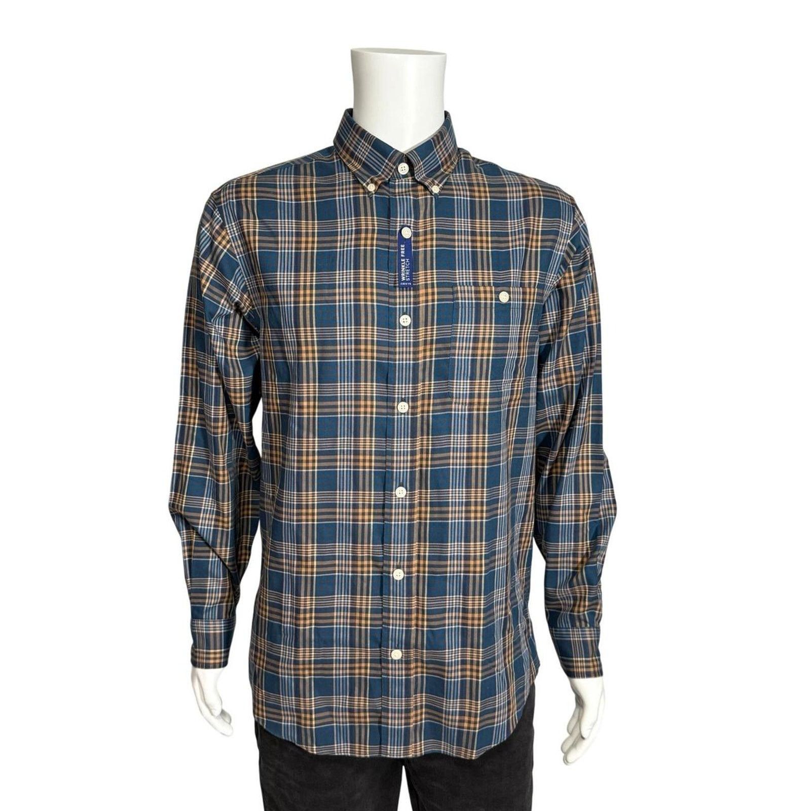 Orvis Orvis Mens Blue Plaid Stretch Button Down Shirt Medium Size US M / EU 48-50 / 2 - 5 Thumbnail