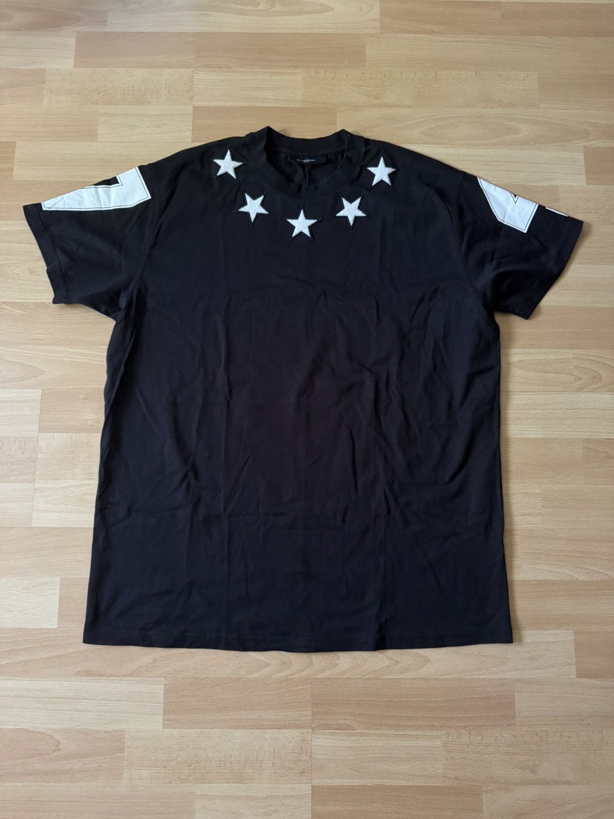 Givenchy Givenchy Black Tattoo Star Printed T Shirt Riccardo Tisci