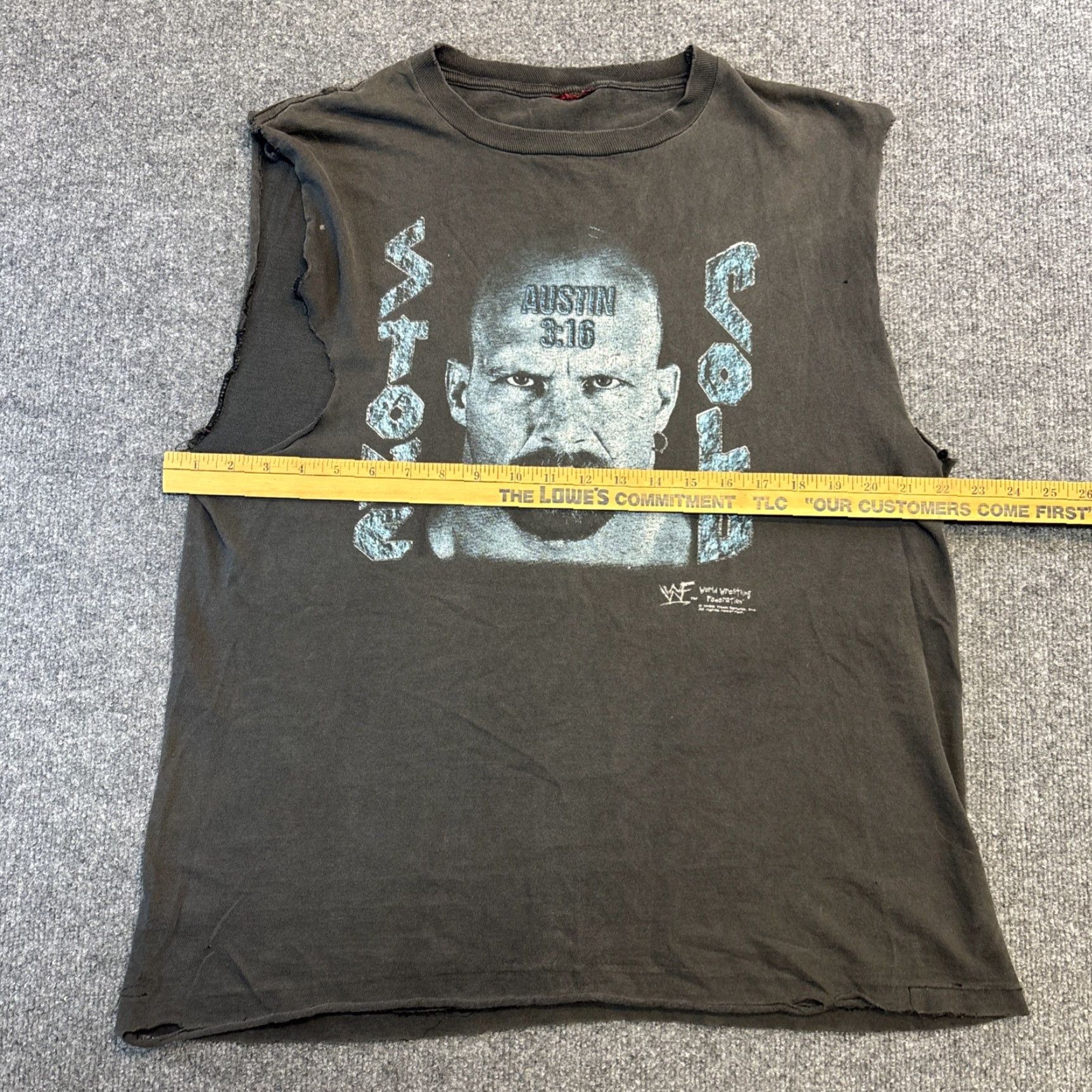 Vintage VINTAGE Titan Stone Cold Steve Austin T Shirt Men XL Black Sleeveless 90s Sports Mens Size US XL / EU 56 / 4 - 4 Thumbnail