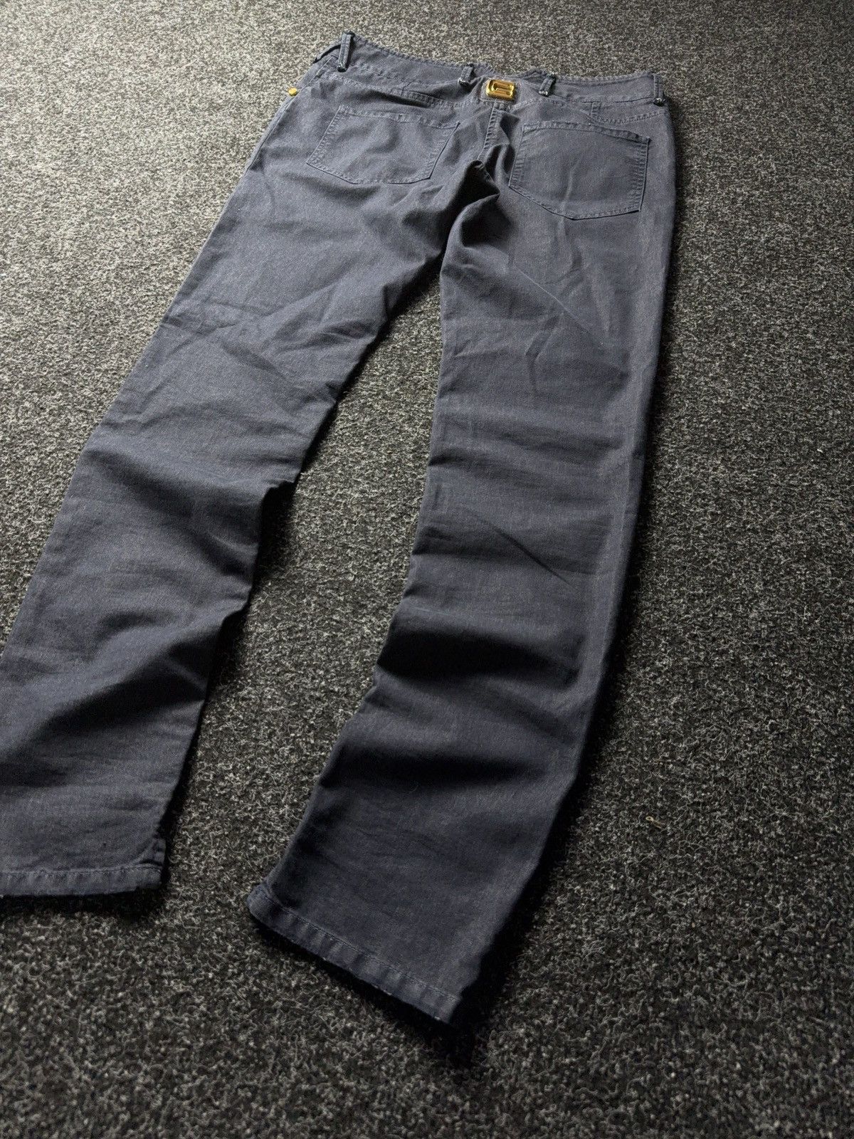 Roberto Cavalli Class Roberto Cavalli Distressed Slim Fit Cotton Pants Size 28" / US 6 / IT 42 - 18 Thumbnail