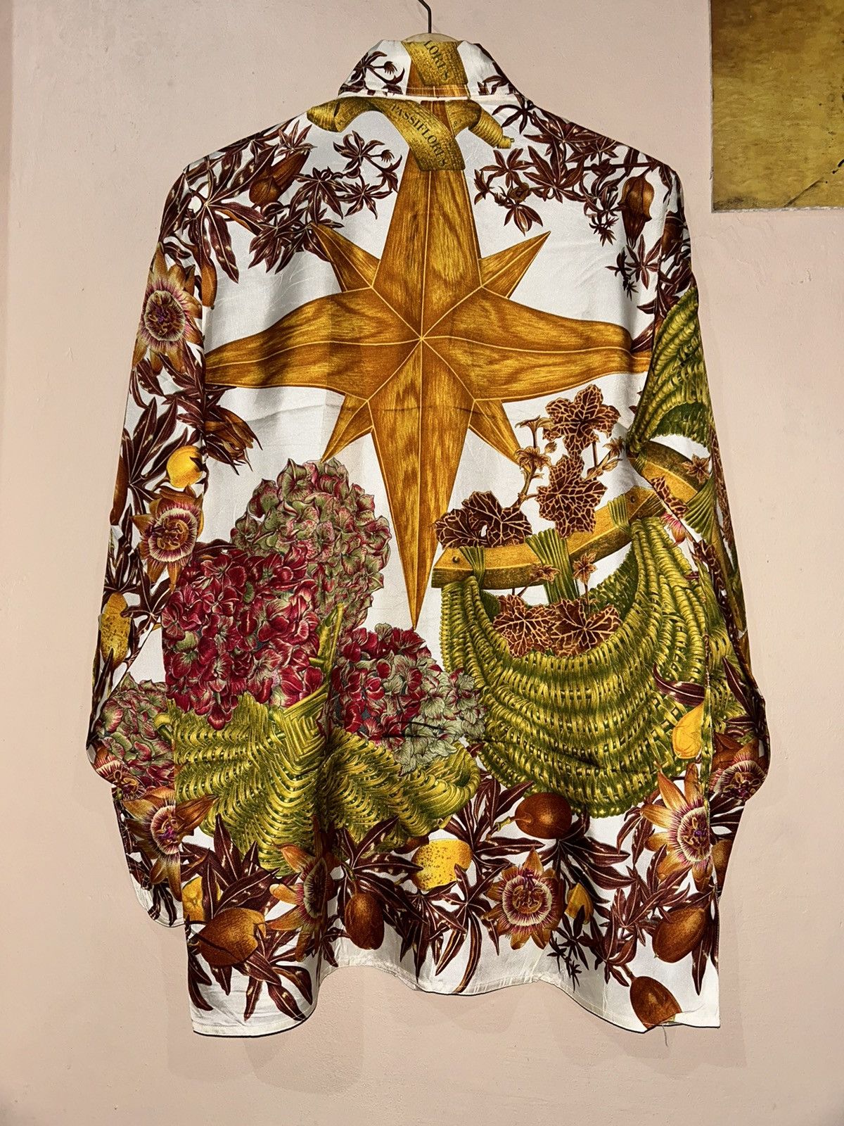 Hermes Hermes "Passiflores" Silk Blouse Size S / US 4 / IT 40 - 5 Thumbnail