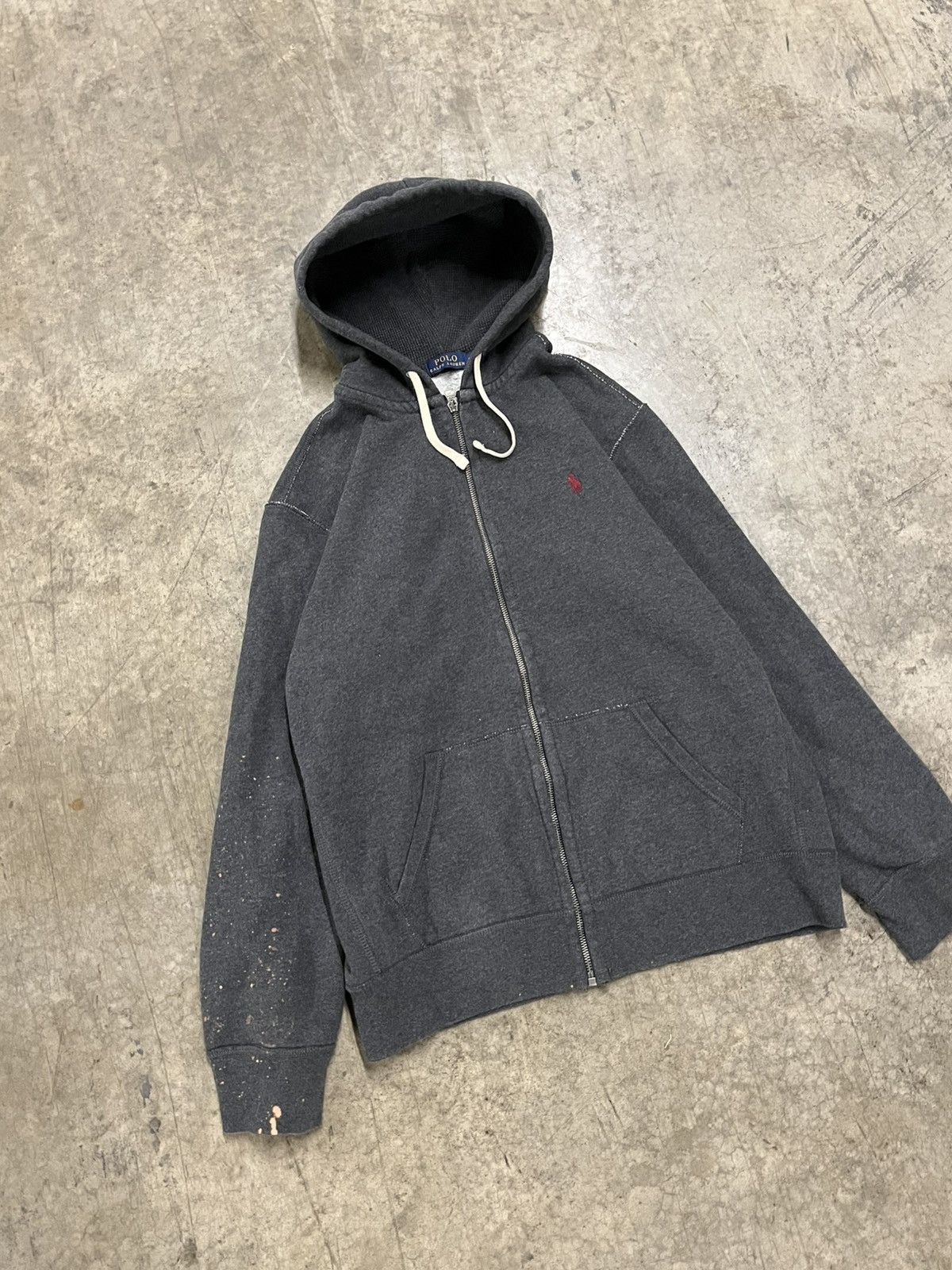 Polo Ralph Lauren × Vintage Polo Ralph Lauren zip up y2k hoodie skater streetwear preppy Size US XL / EU 56 / 4 - 3 Thumbnail