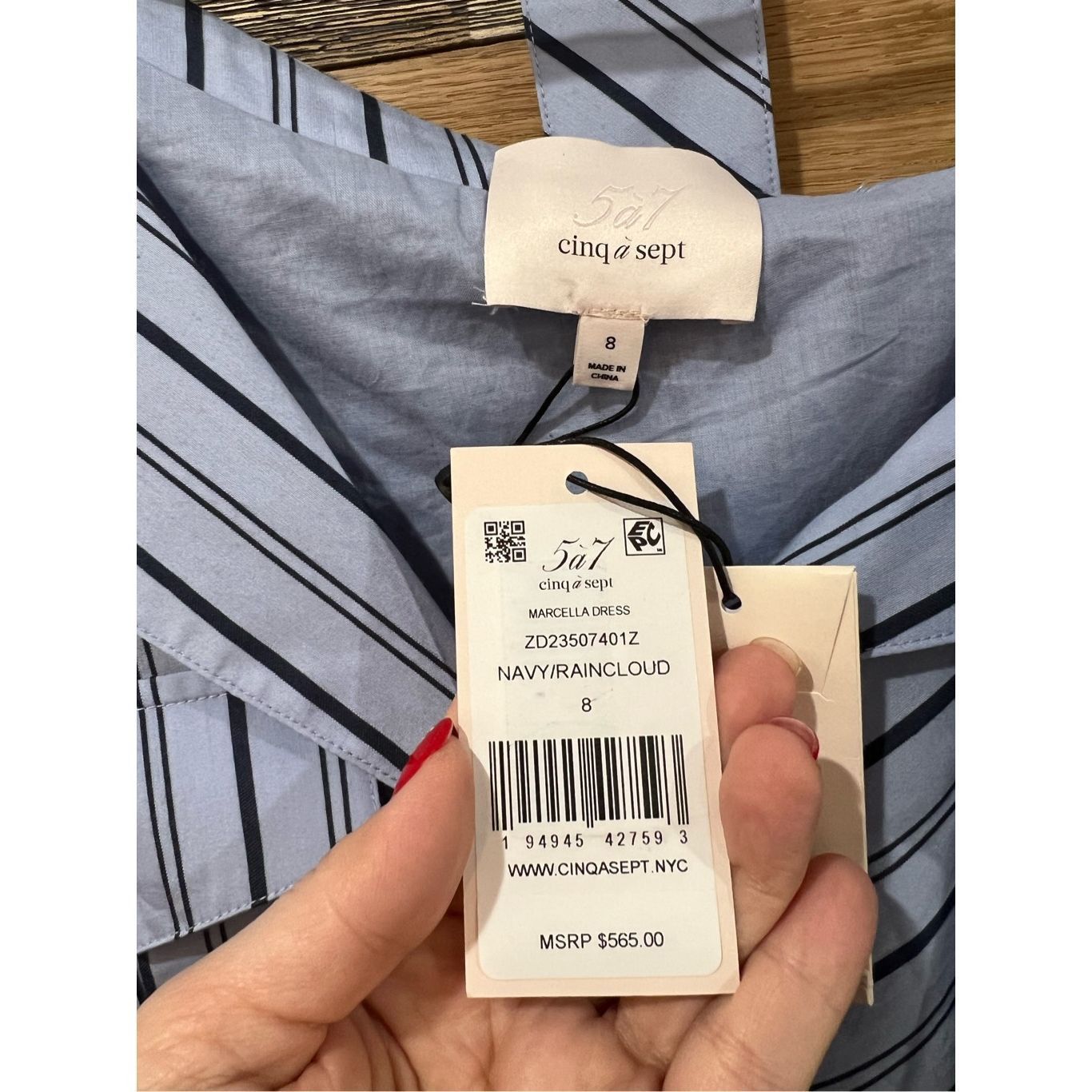 Cinq a Sept CINQ À SEPT NWT MARCELLA DRESS - COCKTAIL / PARTY sz 8 Size M / US 6-8 / IT 42-44 - 5 Thumbnail