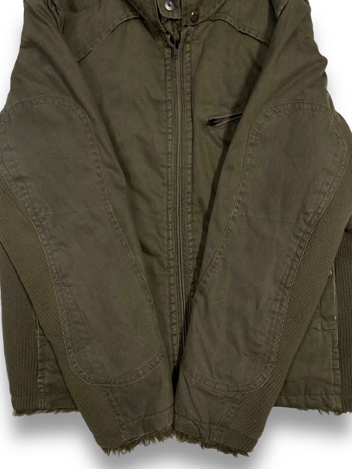 14th Addiction Vintage Chevignon Canvas Sherpa Fur Lined Punk Style Jacket Size US L / EU 52-54 / 3 - 16 Thumbnail