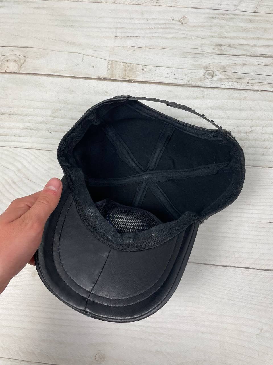 Formula 1 Vintage Volkswagen Leather Cap Hat 90s Racing Size ONE SIZE - 7 Thumbnail