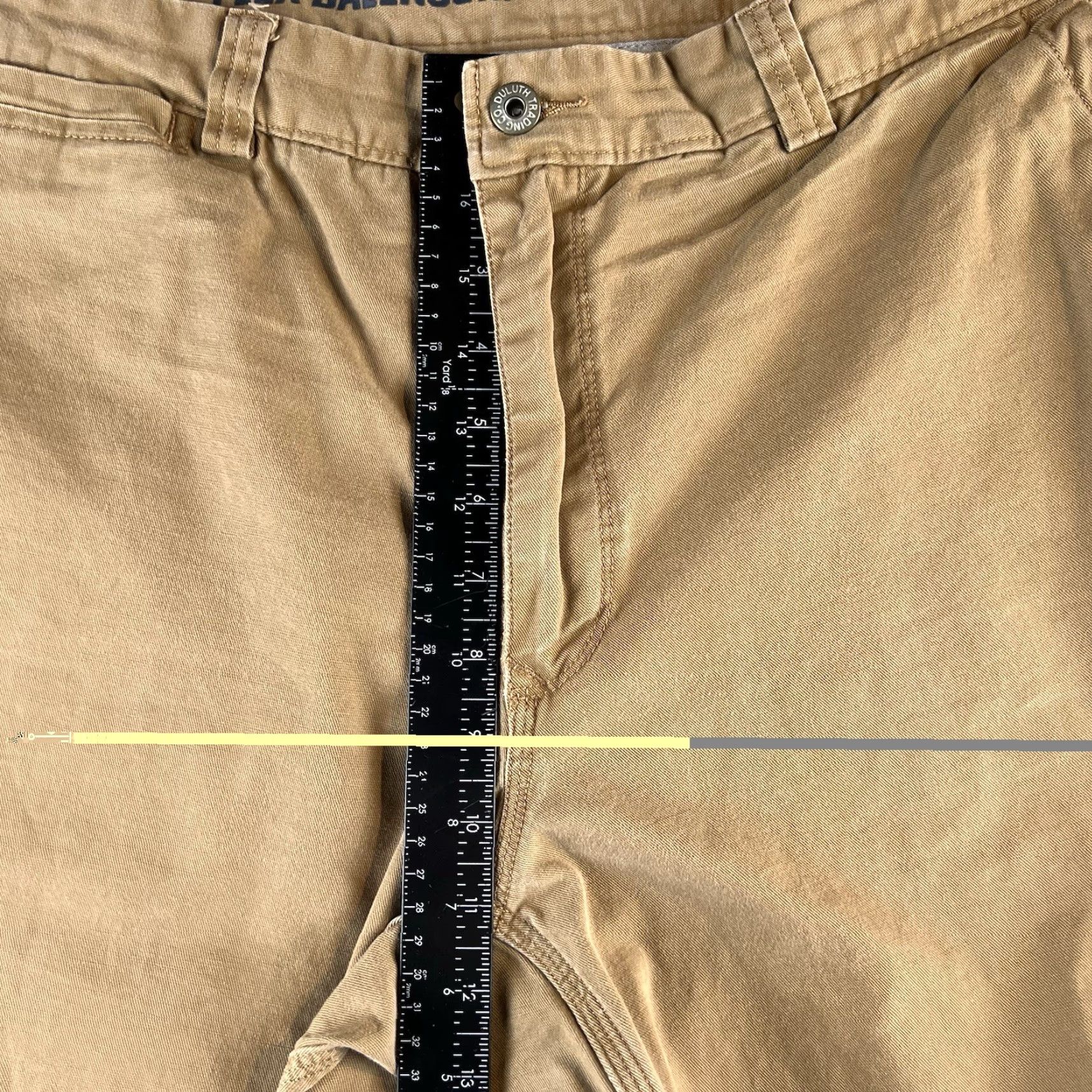 Vintage Duluth Khakis Pants Mens 36x30 Brown 36x27 Classic Straight 5-Pocket Crew Workwear Cotton Spandex Flat Front Casual Size US 36 / EU 52 - 7 Thumbnail