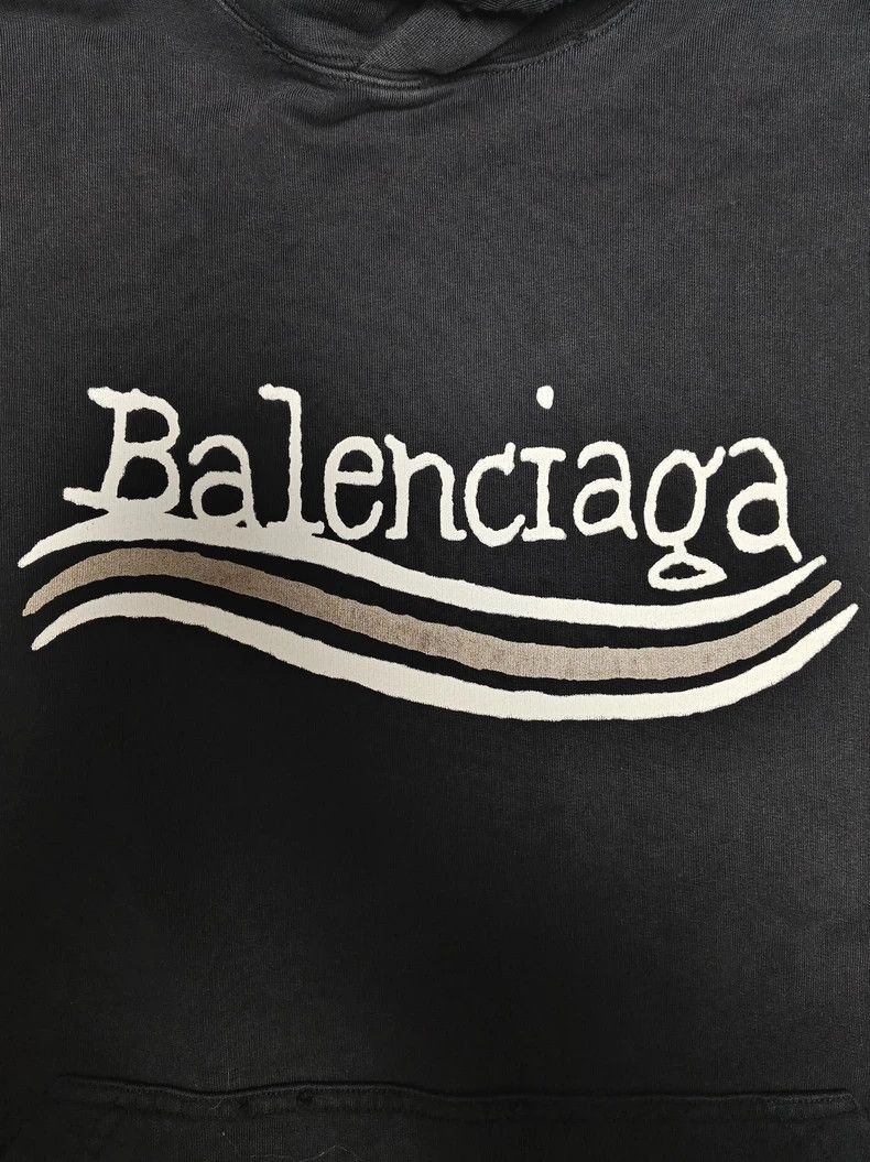 Balenciaga Balenciaga 23fw Coke hand-painted wave hooded sweater-2506 Size US M / EU 48-50 / 2 - 3 Thumbnail
