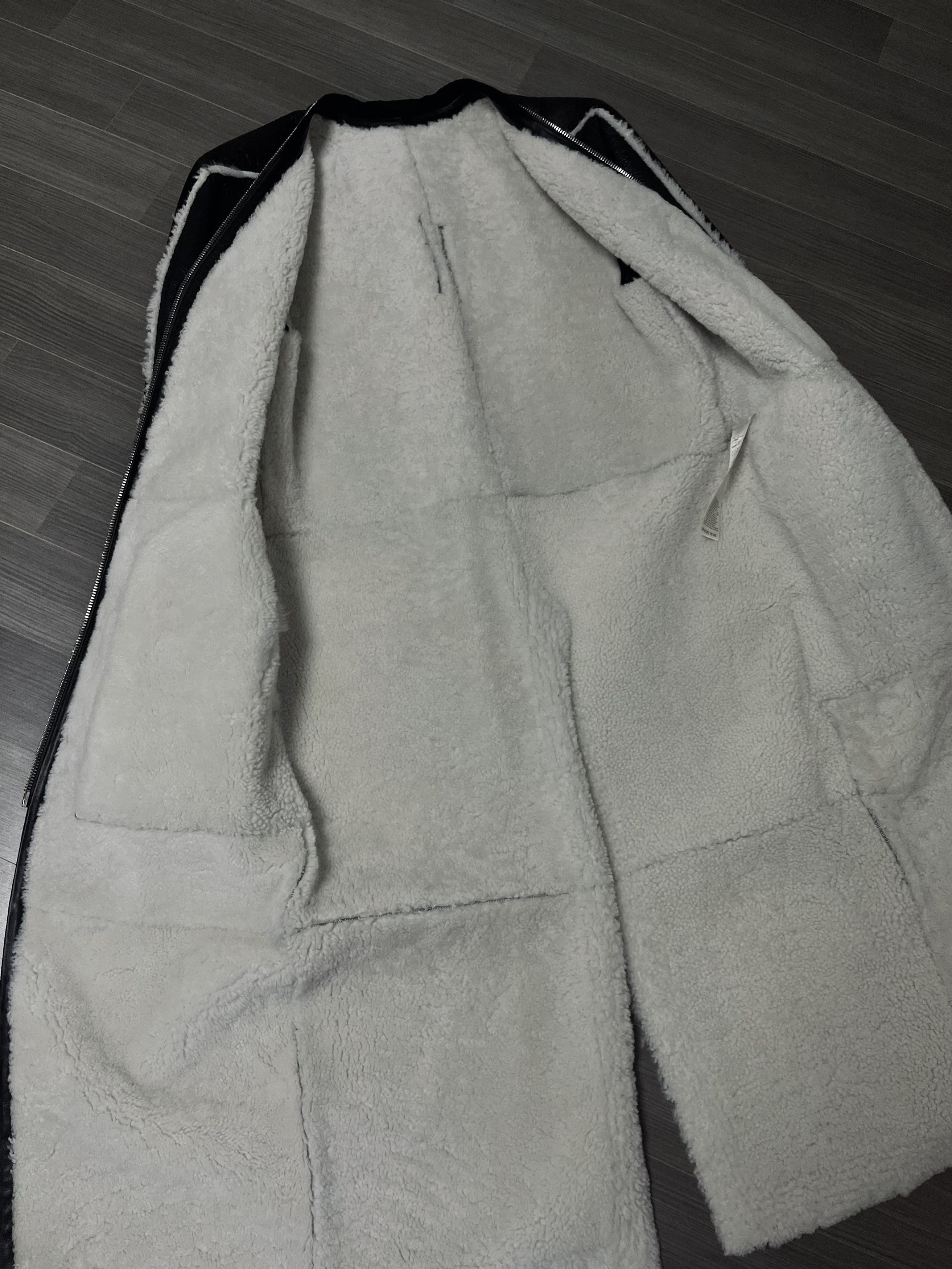 Rick Owens RICK OWENS GETHSEMANE OFF-THE-RUNWAY SHEARLING KLAUS COAT Size US M / EU 48-50 / 2 - 5 Thumbnail