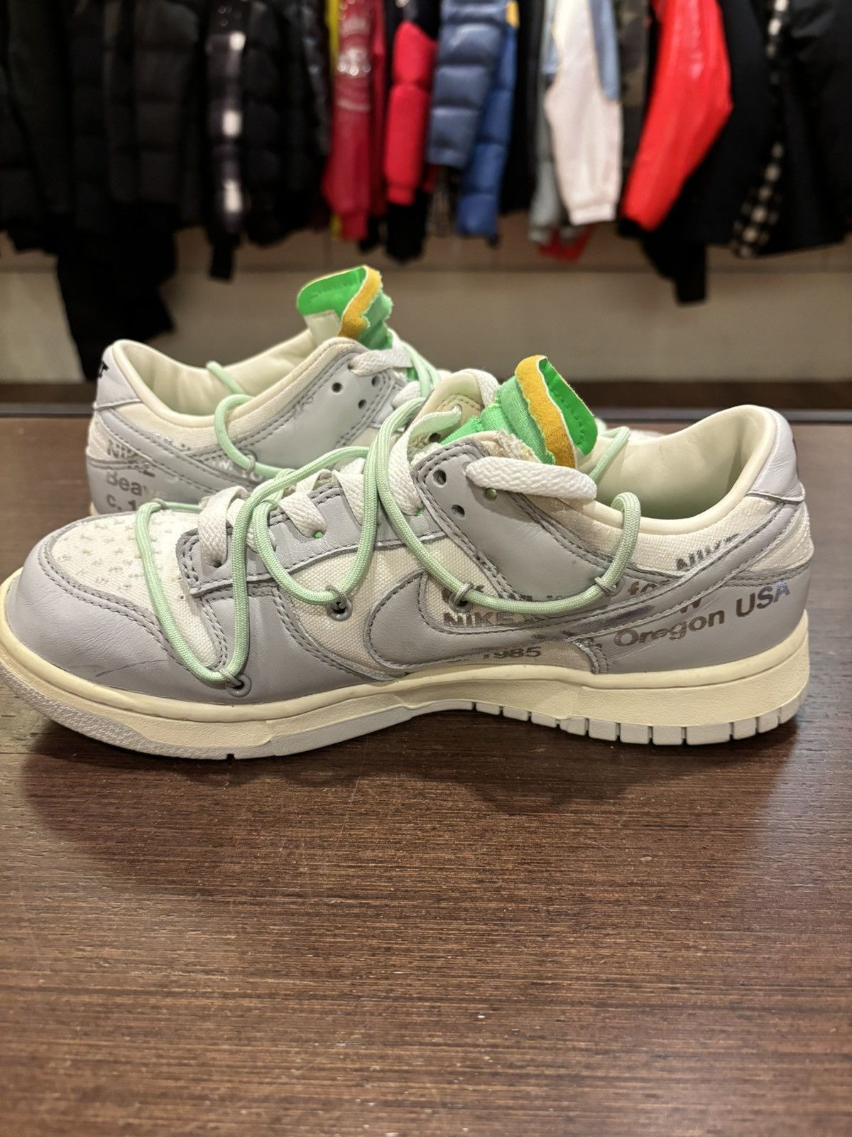 Nike × Off-White Nike Dunk Low Off-White ‘Lot 7’ Size US 8.5 / EU 41-42 - 3 Thumbnail