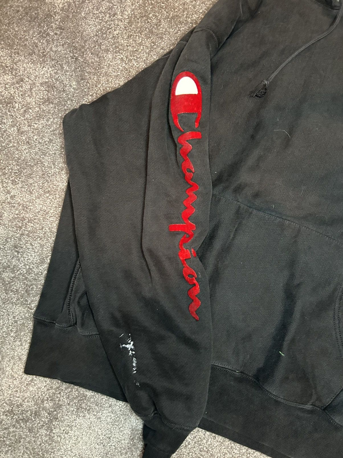 Champion Champion 2XL Black Weave Hoodie Size US XXL / EU 58 / 5 - 2 Thumbnail