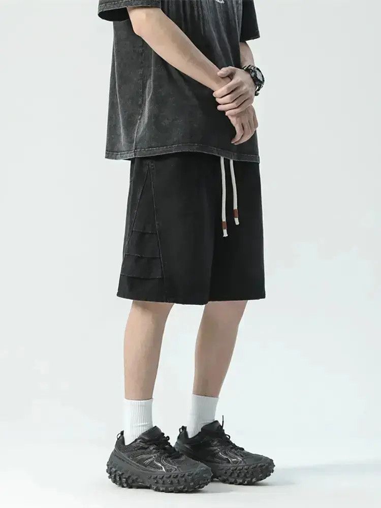 Japanese Brand Retro pocket loose denim shorts Size US 32 / EU 48 - 1 Thumbnail