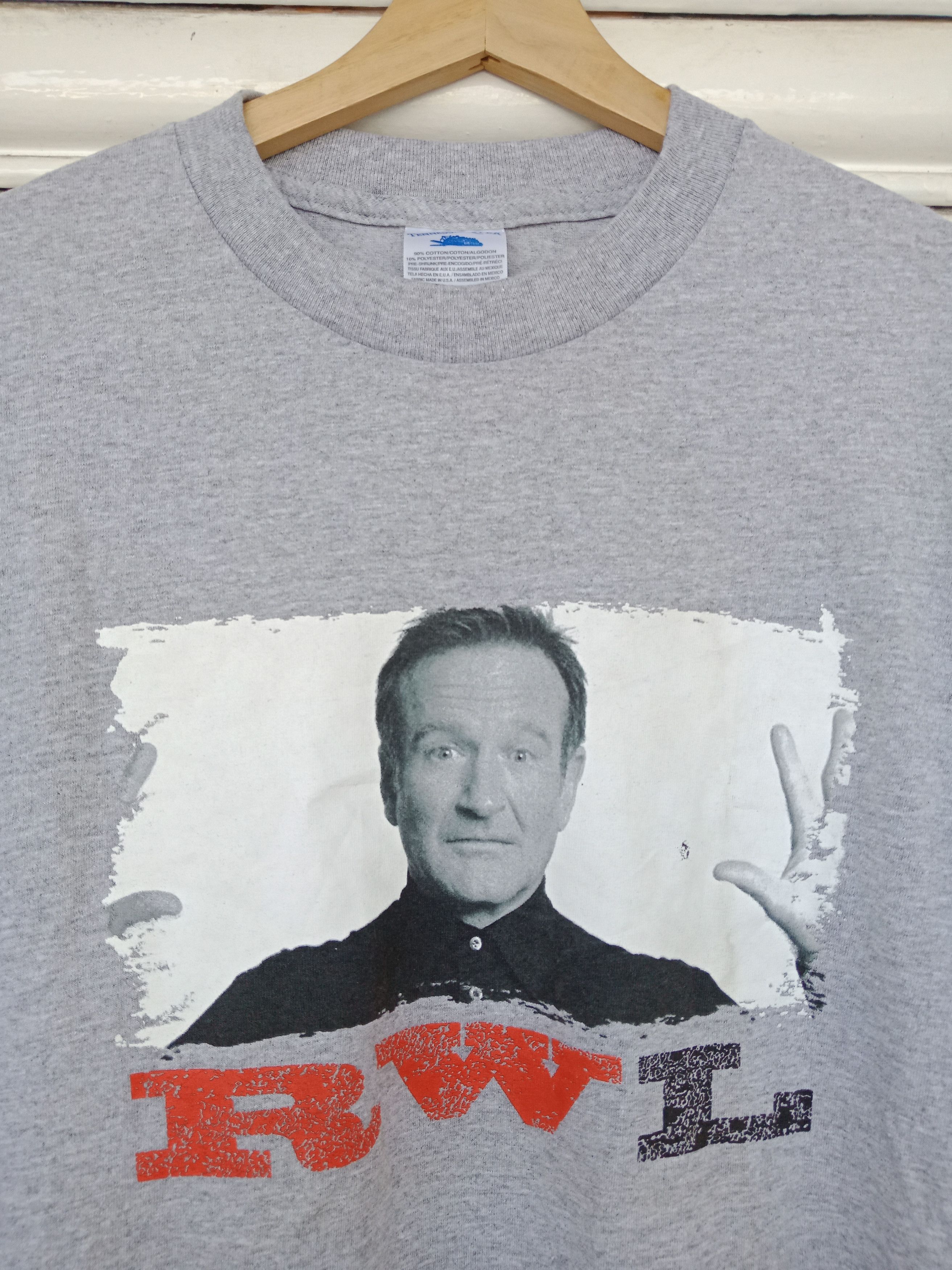 Vintage Robin Williams Legendary Comedian Avant Garde Artist Size US L / EU 52-54 / 3 - 5 Thumbnail