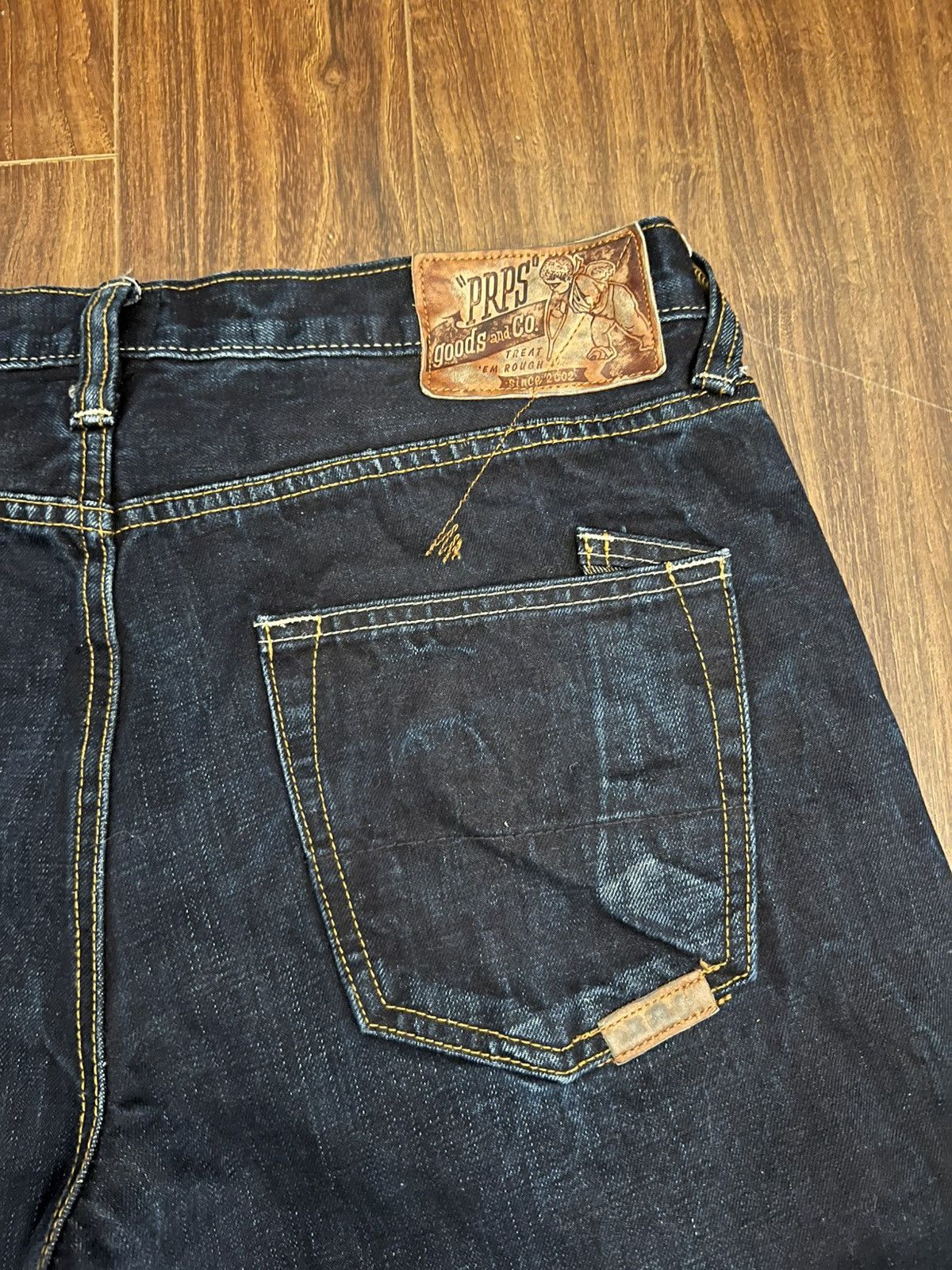 Prps Vintage PRPS Jeans Barracuda Raw Selvedge Denim Size US 31 - 8 Thumbnail