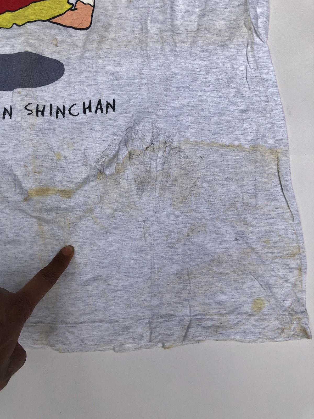 Anime × Beauty Beast × Japanese Brand Vintage Distressed Crayon Shincan Tshirt Tee Size US L / EU 52-54 / 3 - 5 Thumbnail