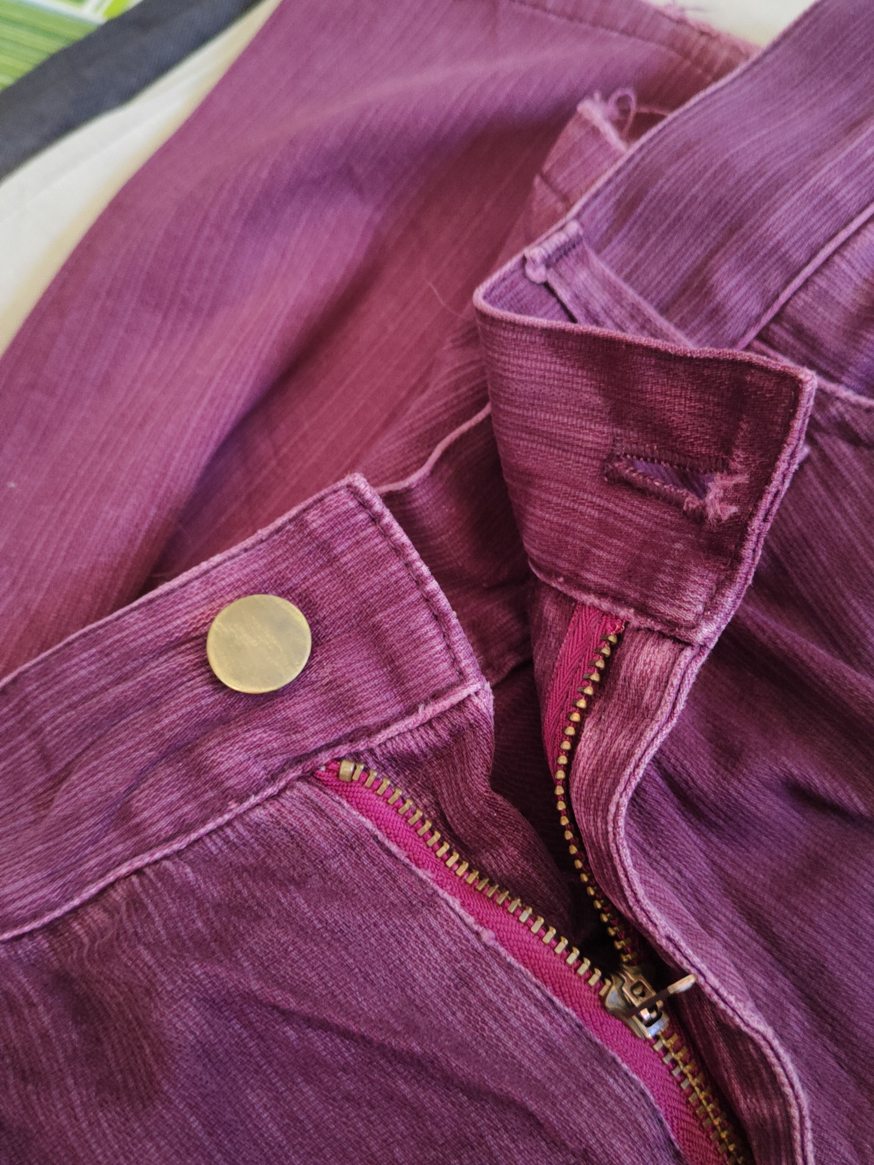 Japanese Brand Klein Plus Homme Purple Faded Multipocket Jeans #S1760 Size 33" - 13 Thumbnail