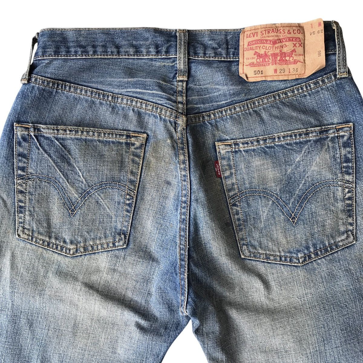 Levi's Levi’s Strauss Lot. 501 Vintage 2000s Distressed Denim Size US 29 - 4 Thumbnail